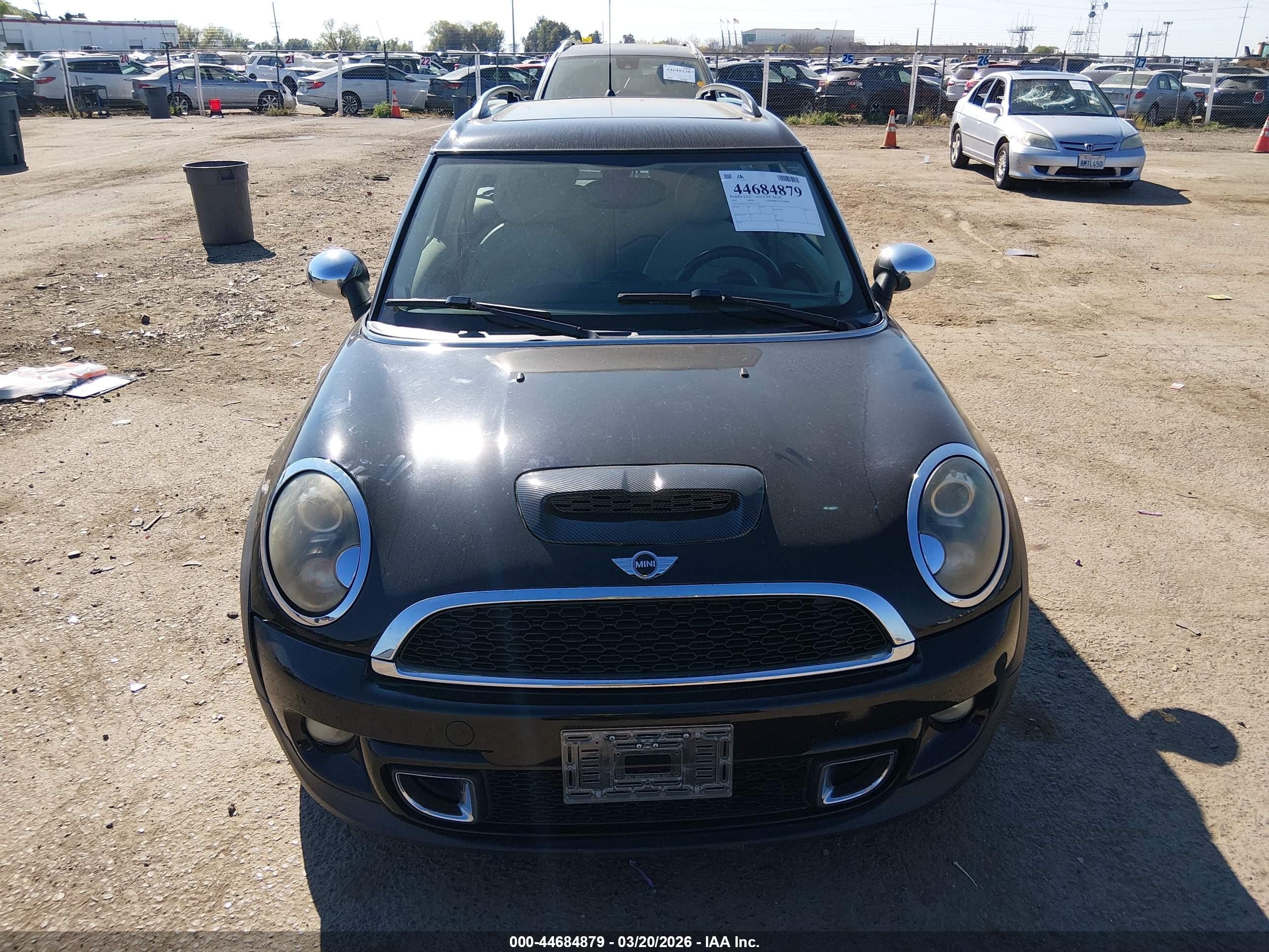 2011 Mini Cooper S Clubman Black vin: WMWZG3C51BTY35177
