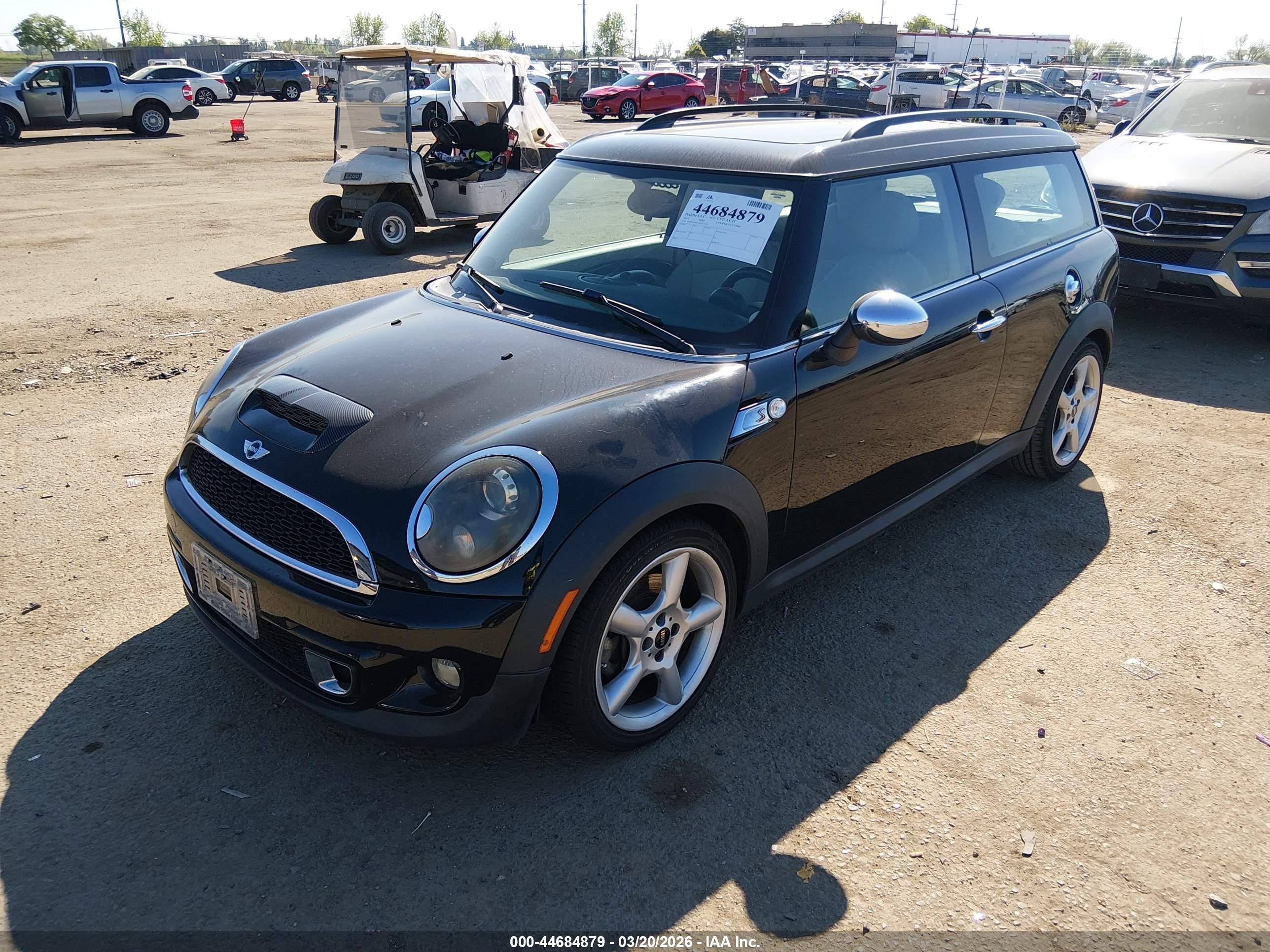 2011 Mini Cooper S Clubman Black vin: WMWZG3C51BTY35177