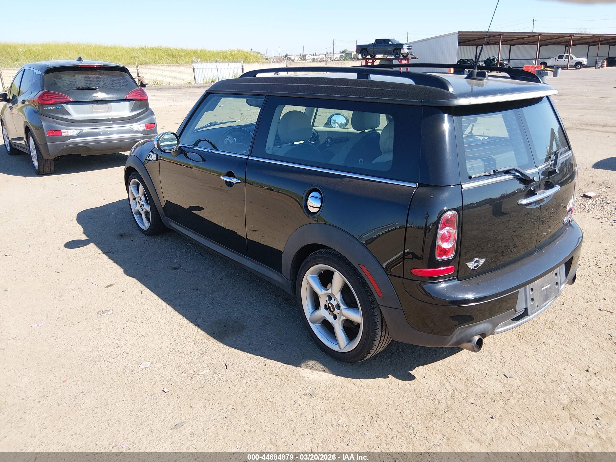 2011 Mini Cooper S Clubman Black vin: WMWZG3C51BTY35177