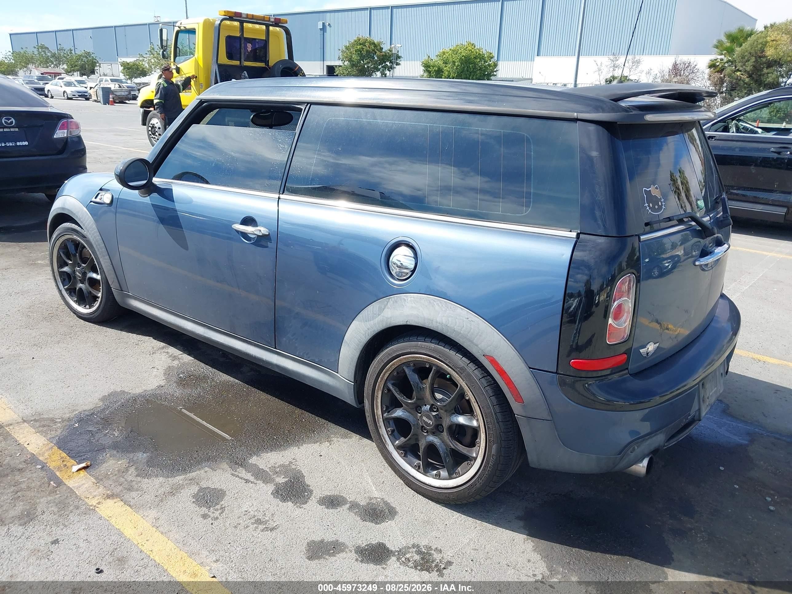 2011 Mini Cooper S Clubman   Blue vin: WMWZG3C52BTY35978