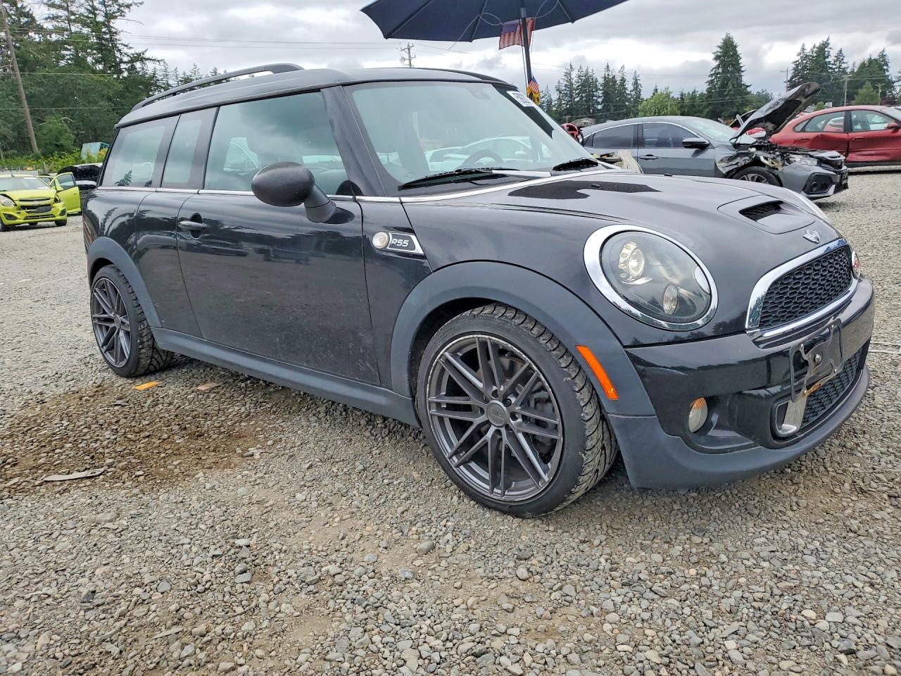 2011 Mini Cooper S Clubman Black vin: WMWZG3C52BTY37259