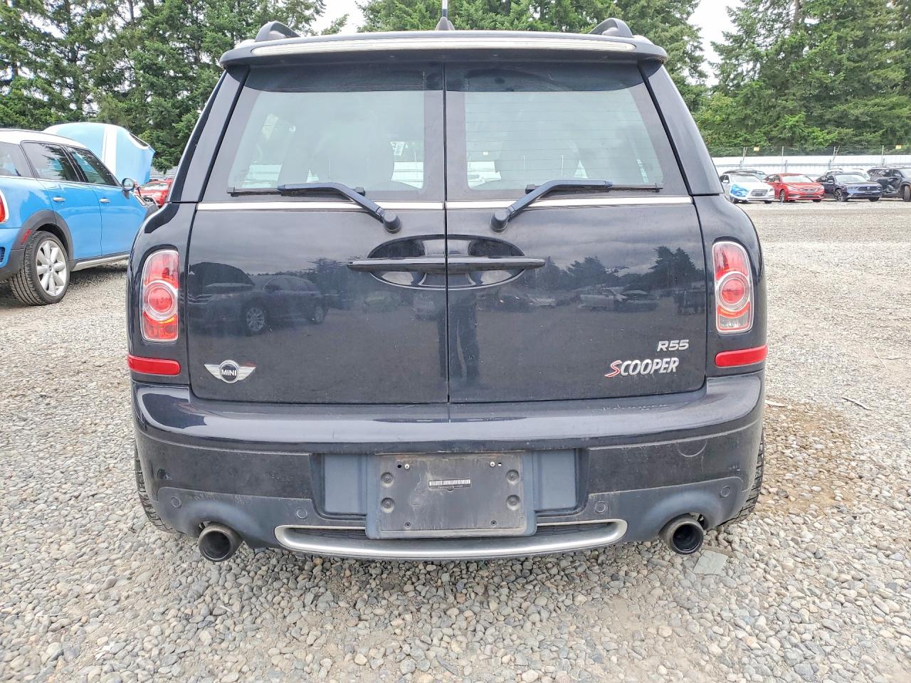 2011 Mini Cooper S Clubman Black vin: WMWZG3C52BTY37259