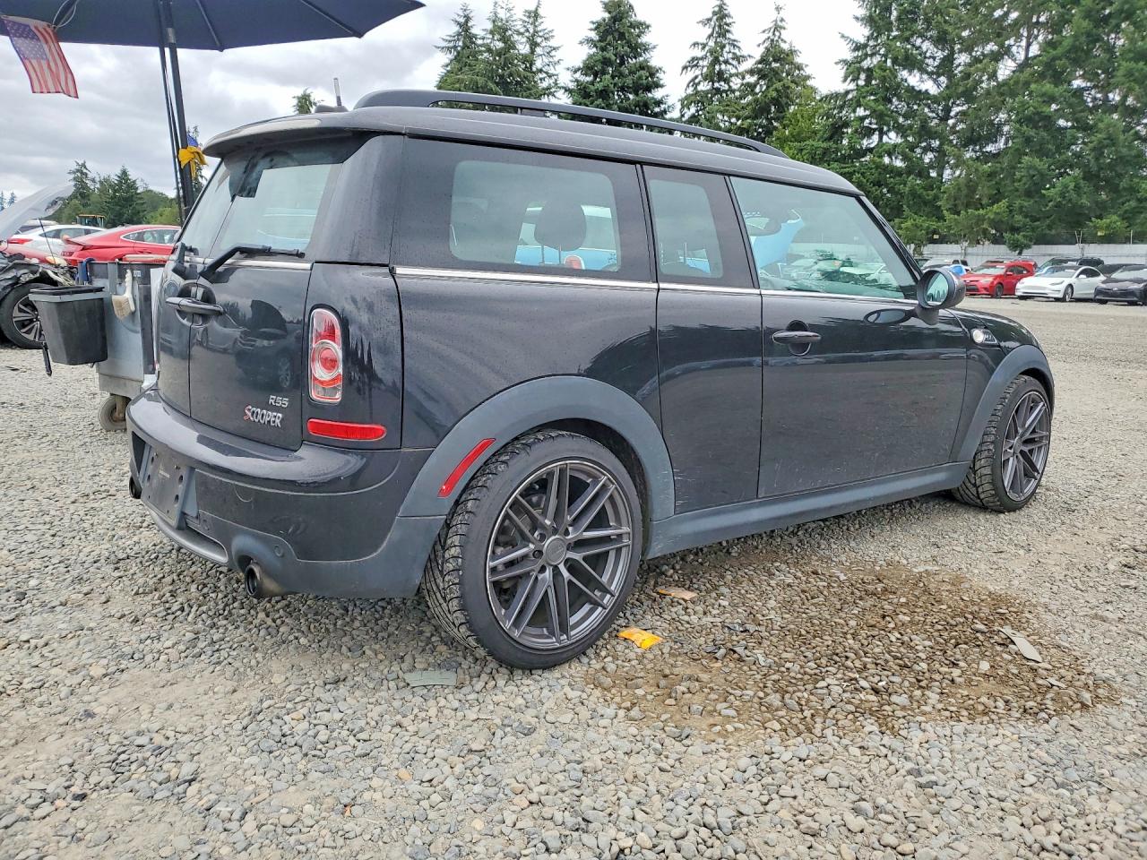 2011 Mini Cooper S Clubman Black vin: WMWZG3C52BTY37259