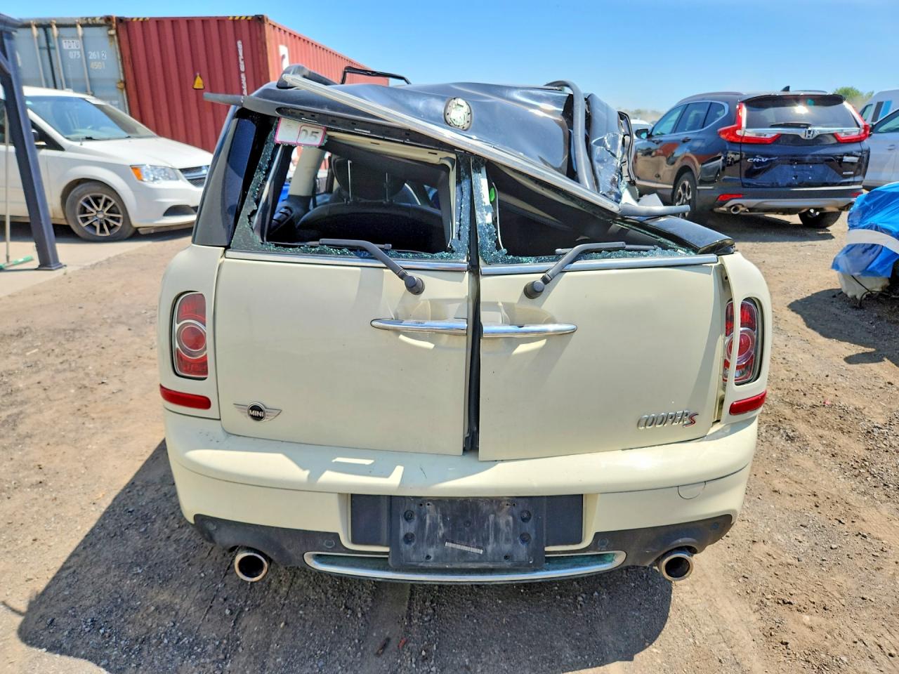 2013 Mini Cooper S Clubman White vin: WMWZG3C52DT576637