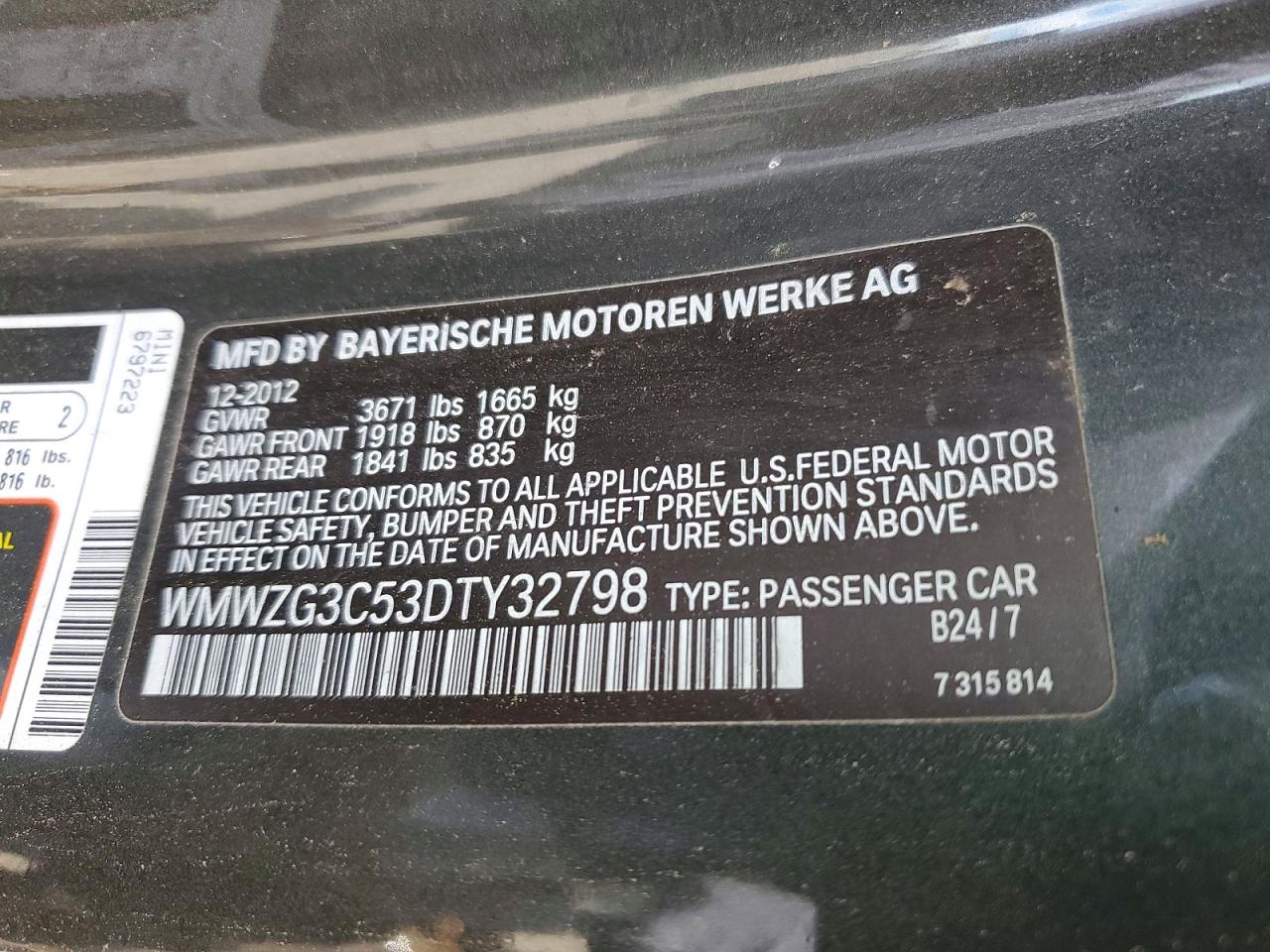 2013 Mini Cooper S Зеленый vin: WMWZG3C53DTY32798