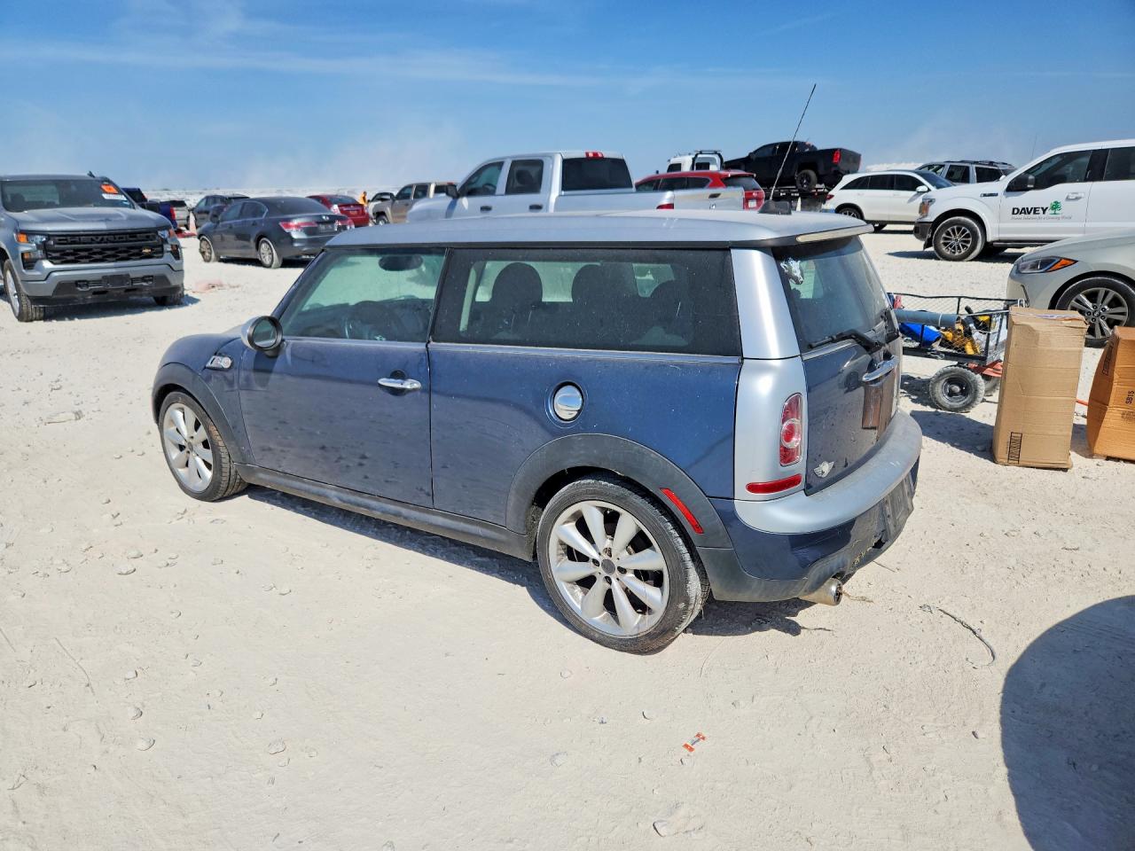 2011 Mini Cooper S Clubman Blue vin: WMWZG3C54BTY30085