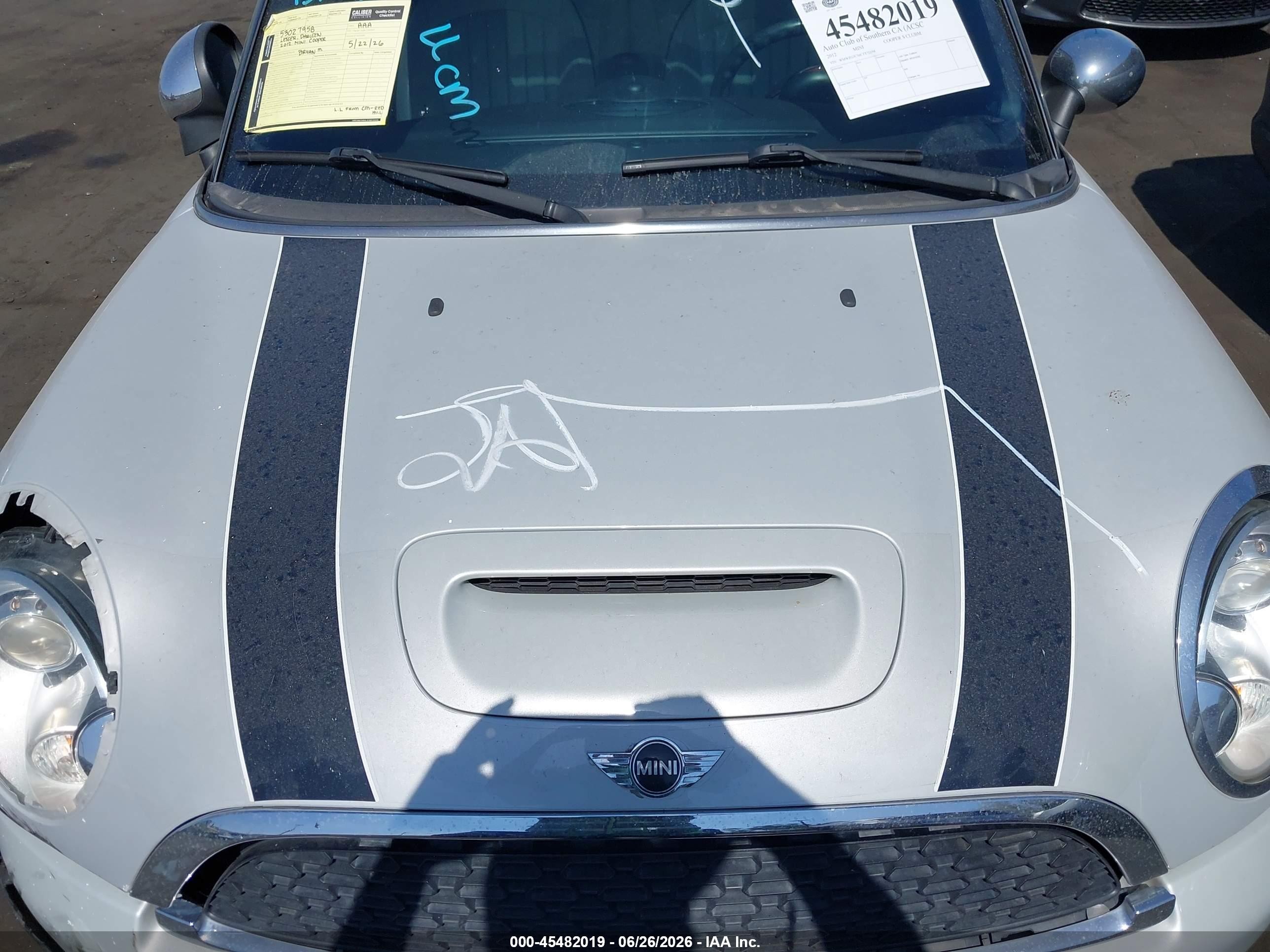 2012 Mini Cooper S Clubman   Gray vin: WMWZG3C56CTY32194