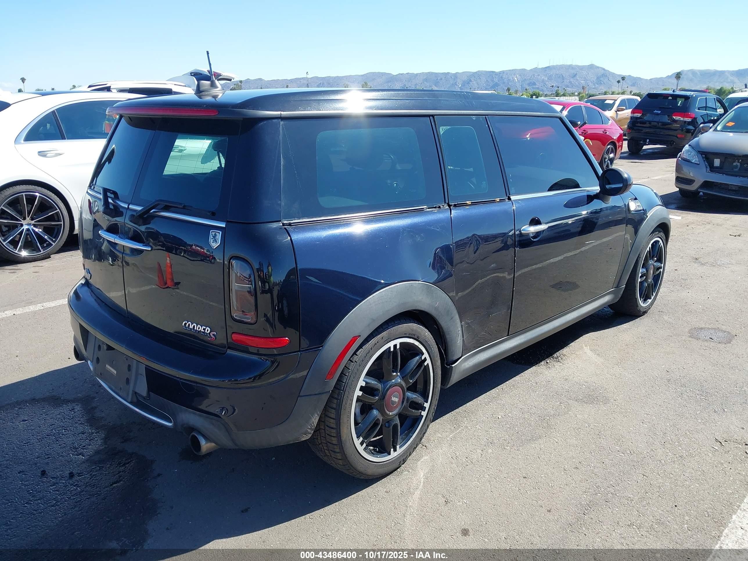 2011 Mini Cooper S Clubman   Blue vin: WMWZG3C57BTY37161