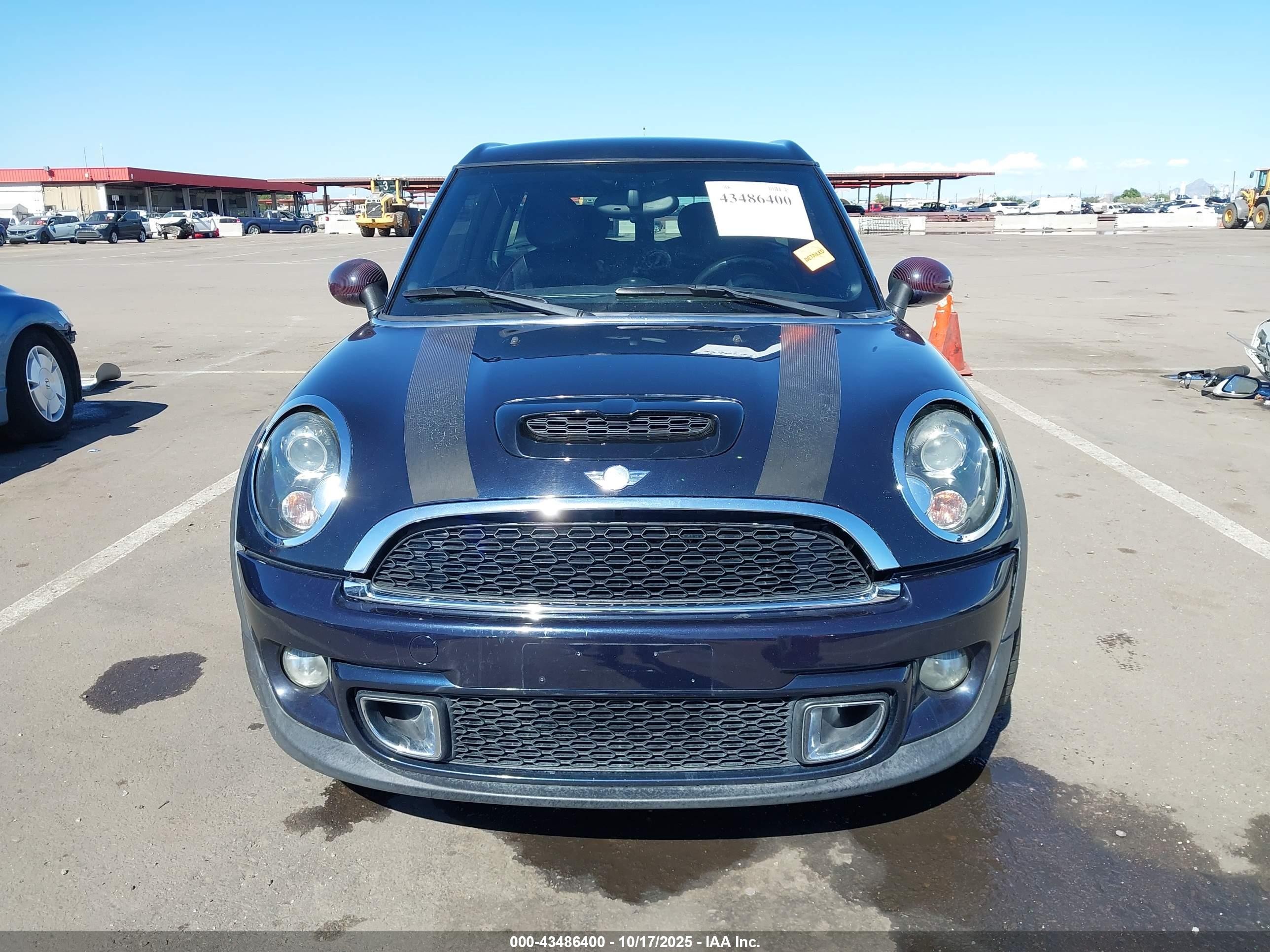 2011 Mini Cooper S Clubman   Blue vin: WMWZG3C57BTY37161