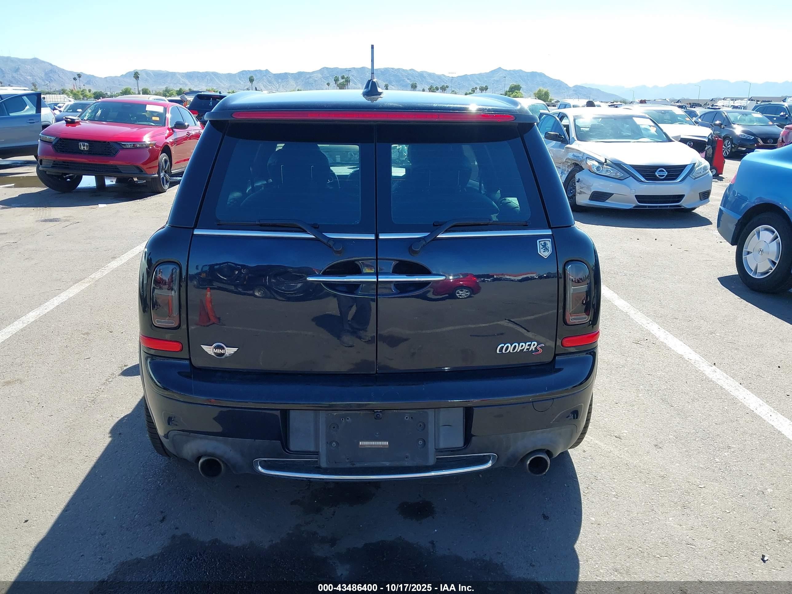 2011 Mini Cooper S Clubman   Blue vin: WMWZG3C57BTY37161