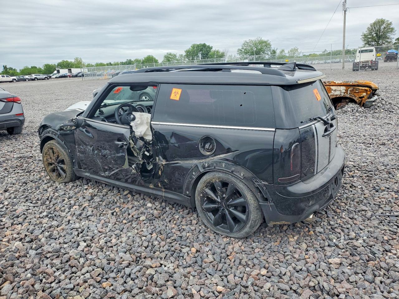 2014 Mini Cooper S Clubman Black vin: WMWZG3C58ETY33494