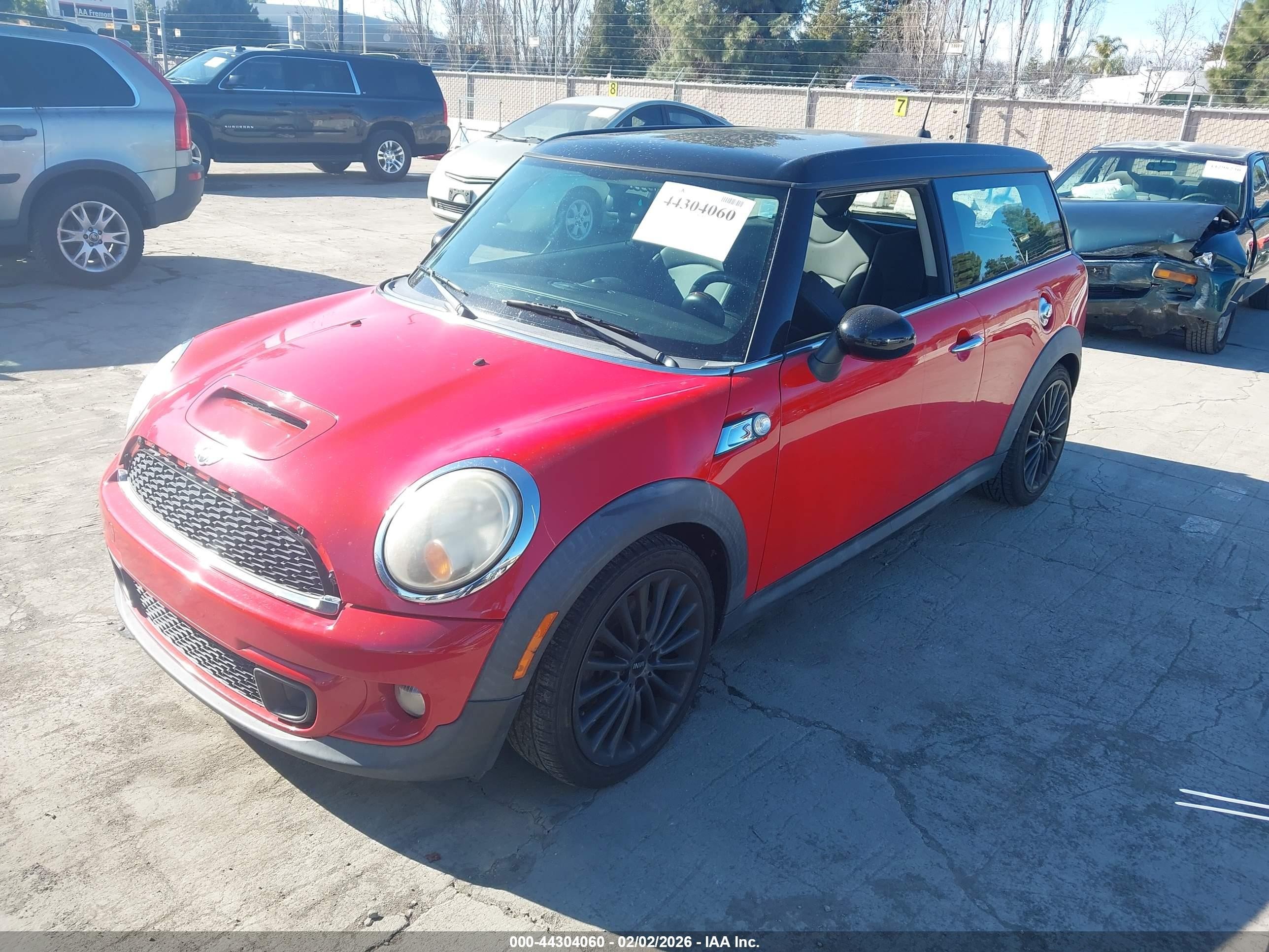 2011 Mini Cooper S Clubman Red vin: WMWZG3C59BTY30230