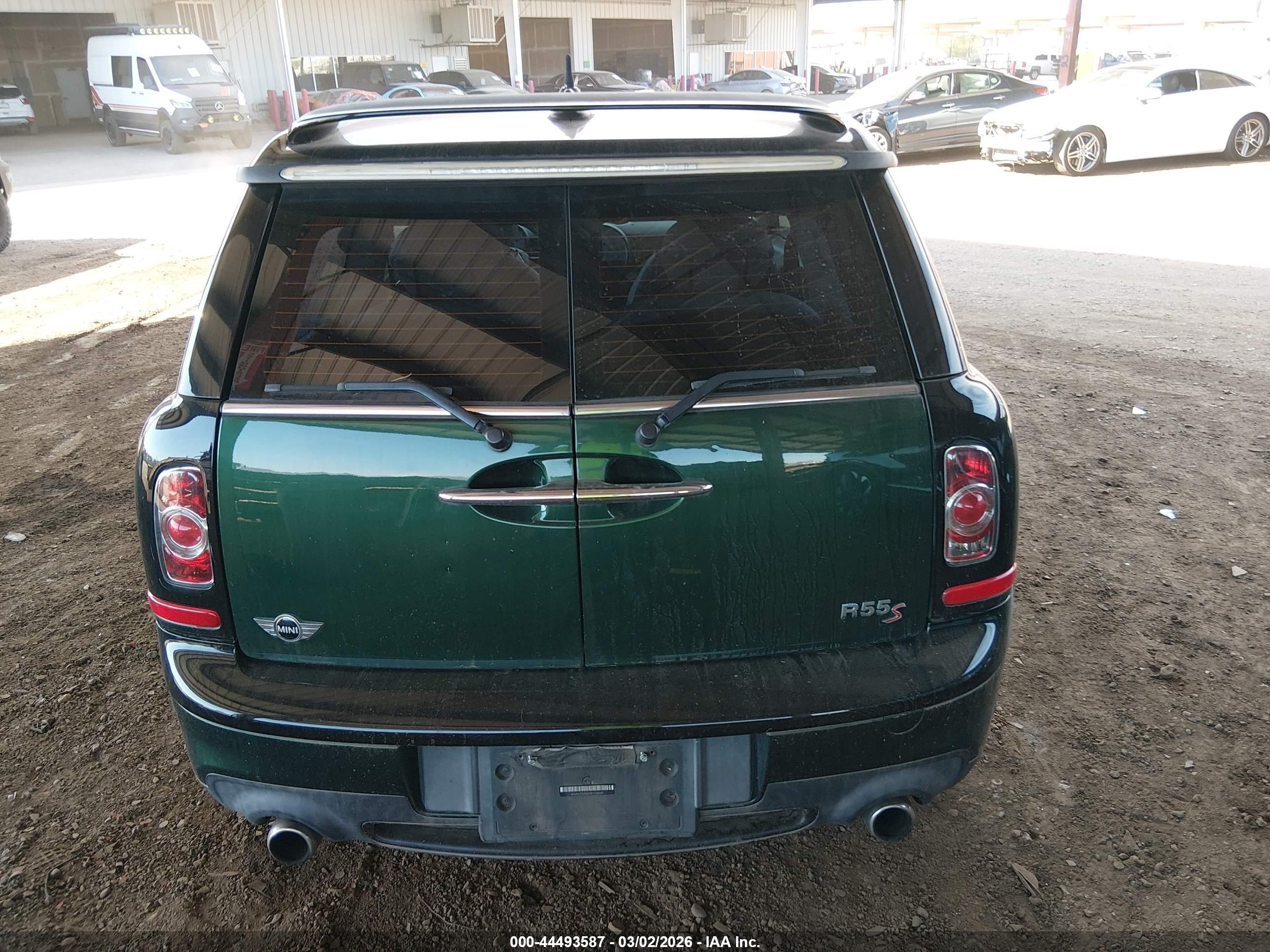 2011 Mini Cooper S Clubman   Green vin: WMWZG3C59BTY30387