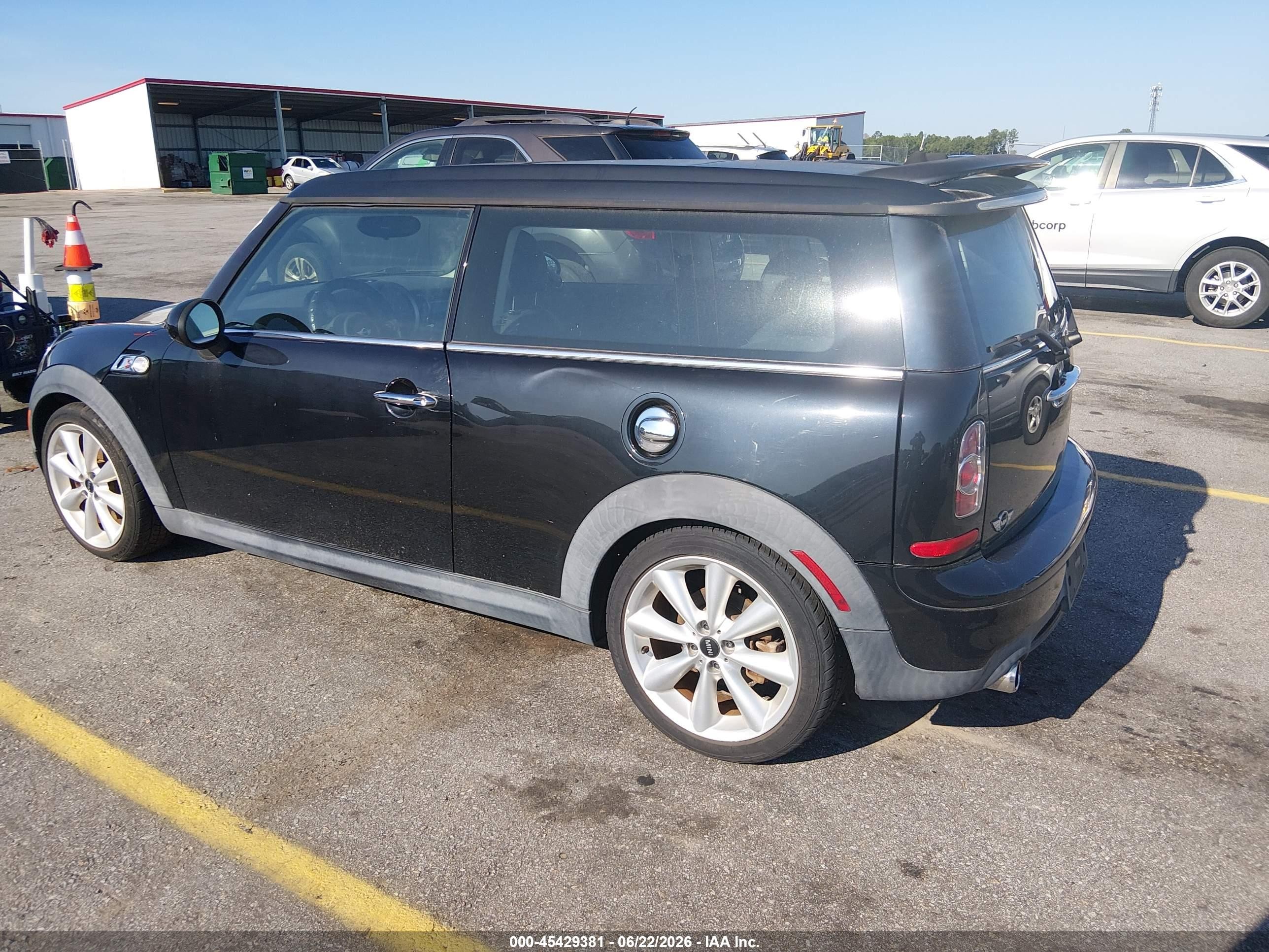 2012 Mini Cooper S Clubman   Black vin: WMWZG3C59CTY32299