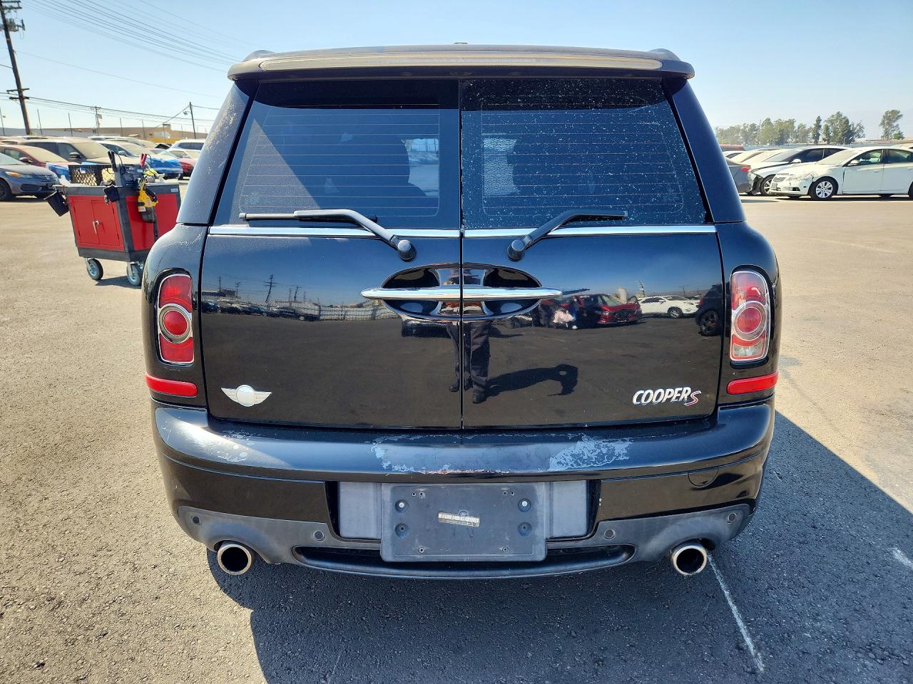 2012 Mini Cooper S Clubman Black vin: WMWZG3C5XCTY37804