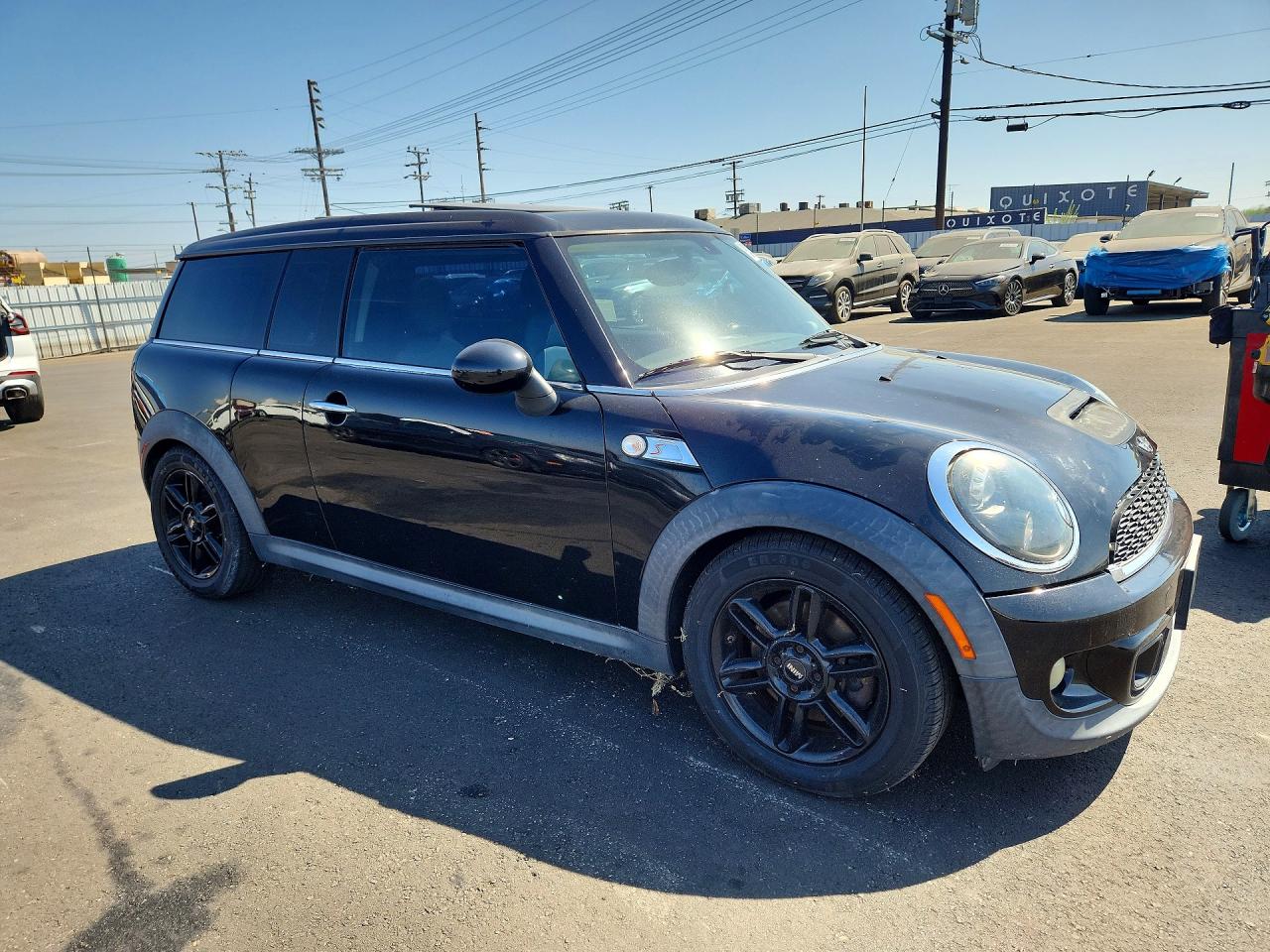 2012 Mini Cooper S Clubman Black vin: WMWZG3C5XCTY37804