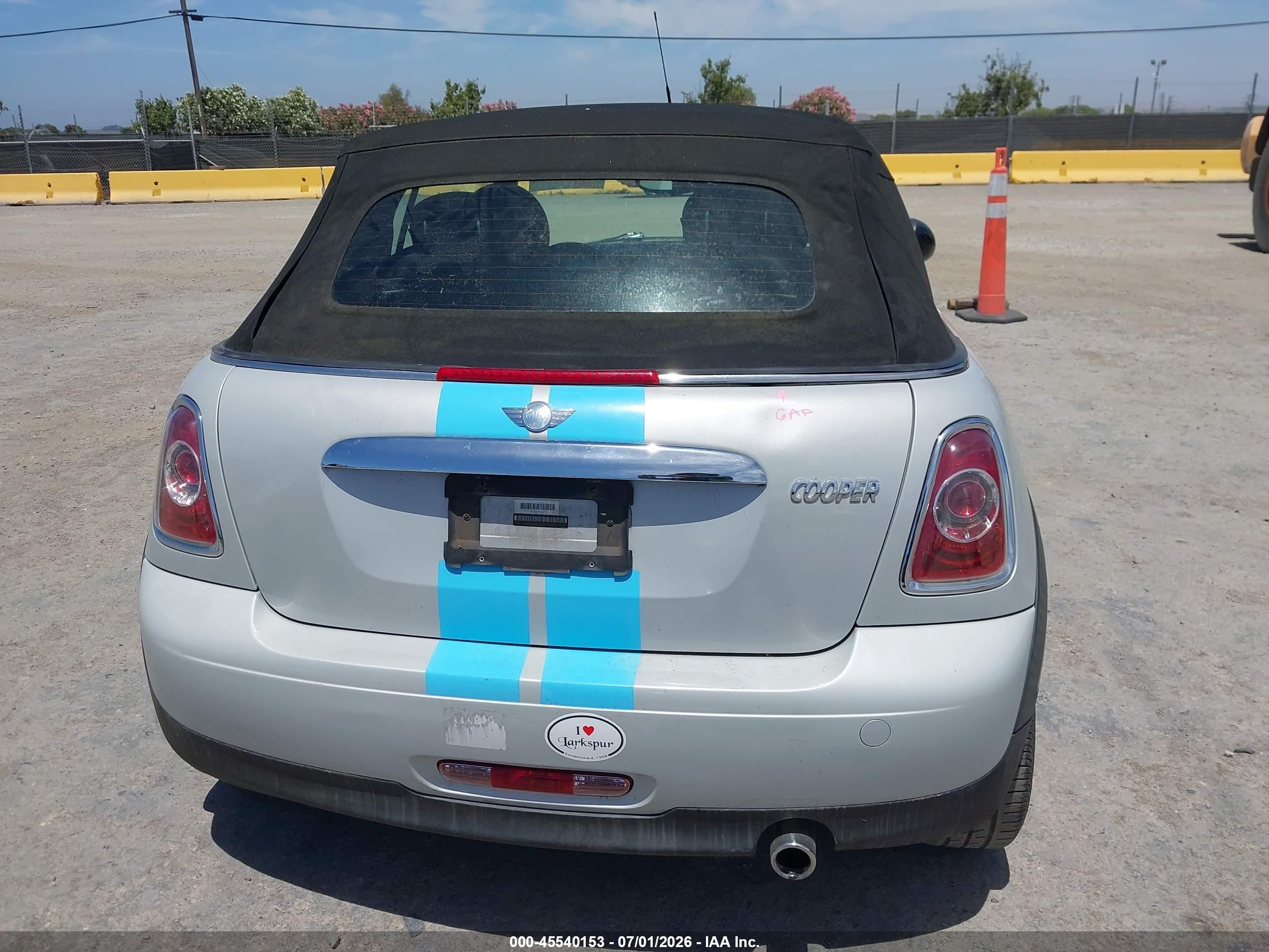2012 Mini Cooper   Gray vin: WMWZN3C50CT133942