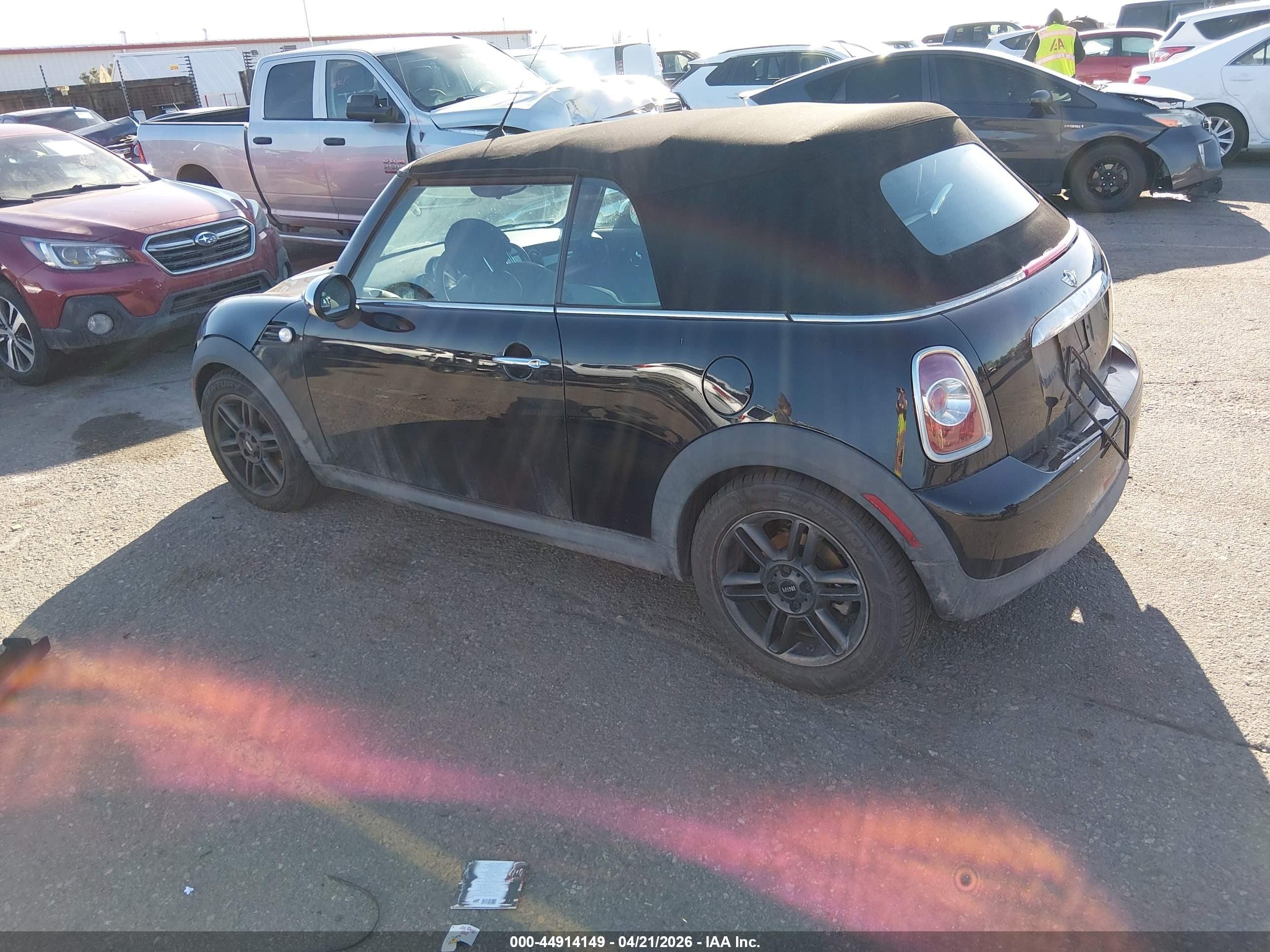 2011 Mini Cooper   Black vin: WMWZN3C51BTZ89569