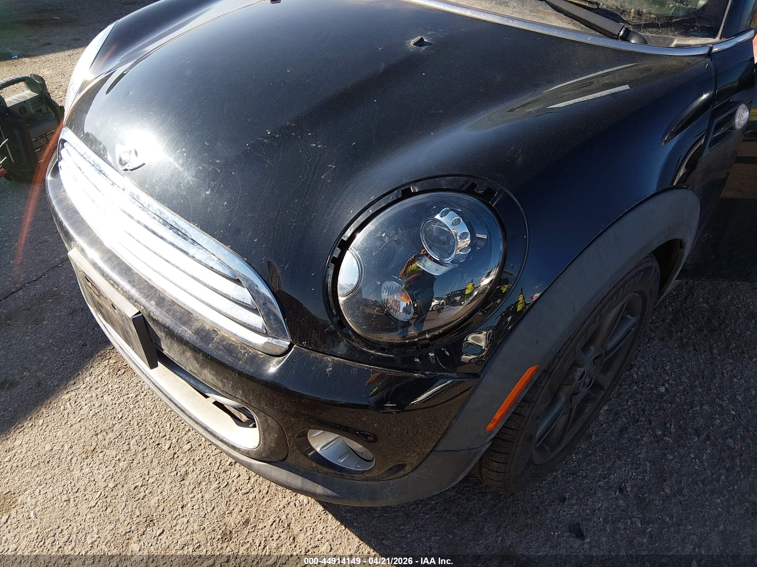 2011 Mini Cooper   Black vin: WMWZN3C51BTZ89569