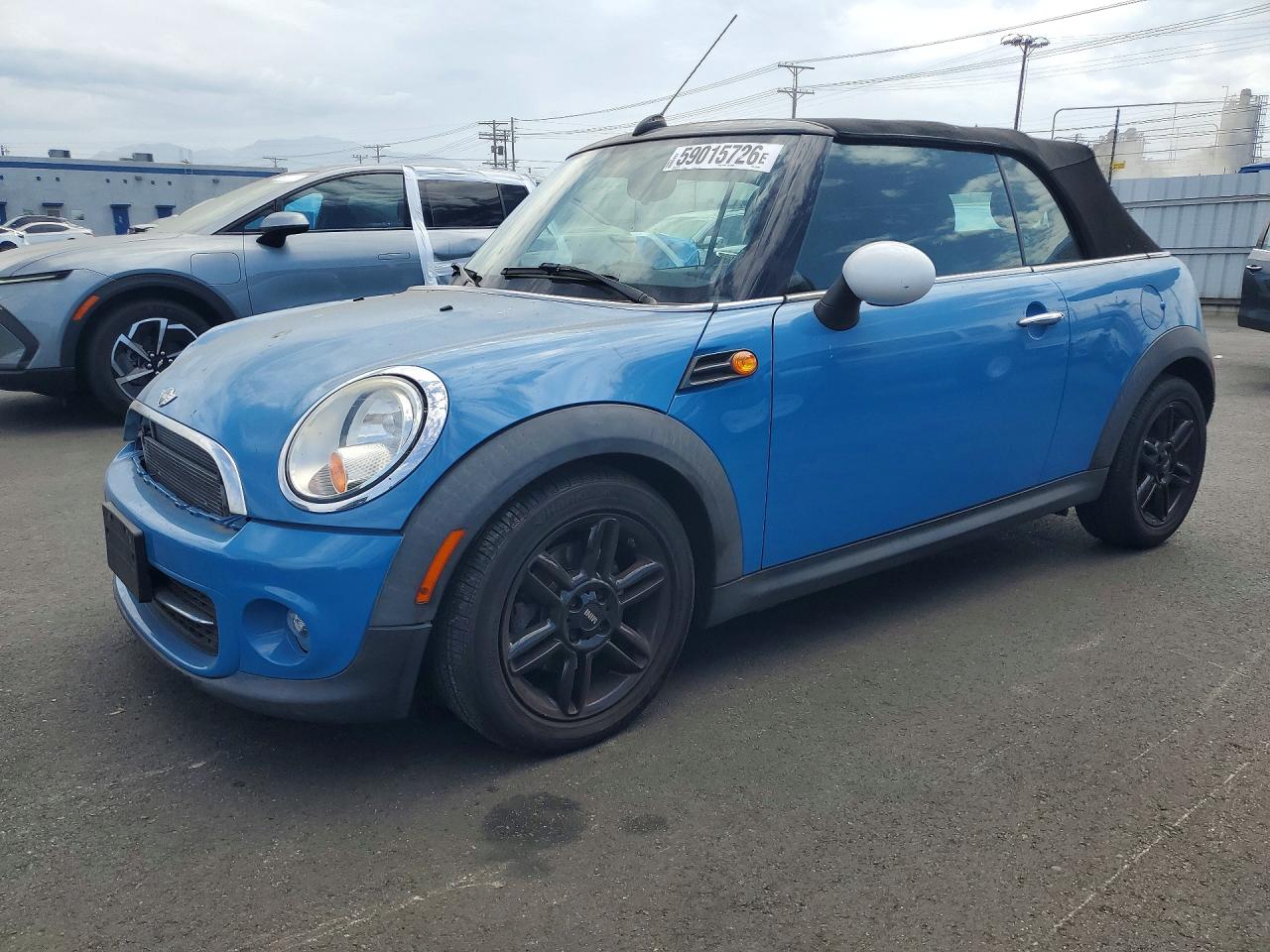 2014 Mini Cooper Blue vin: WMWZN3C53ET570000
