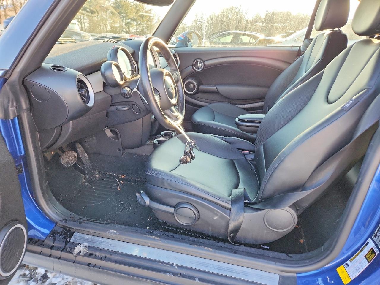 2015 Mini Cooper Синий vin: WMWZN3C54FT862594