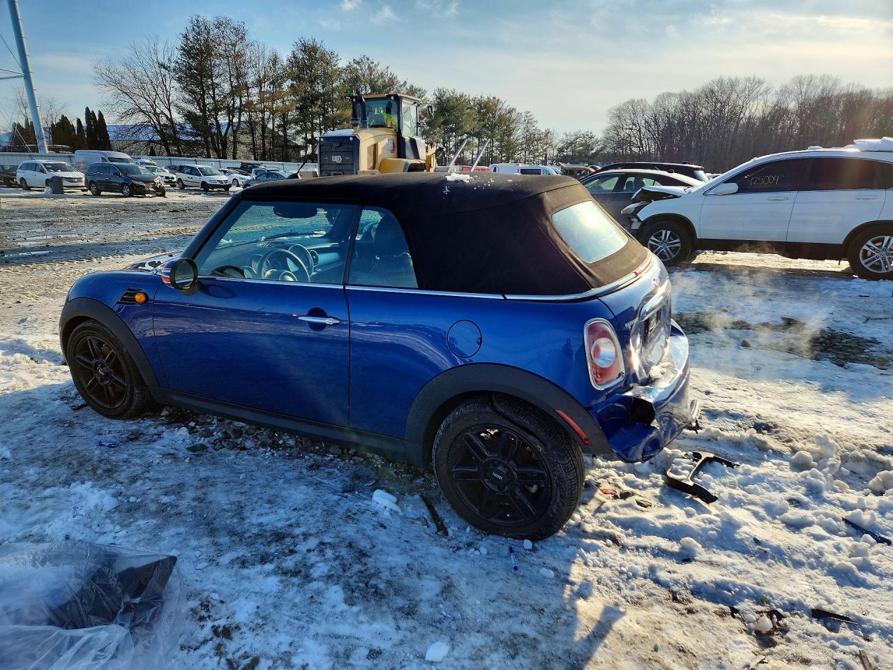 2015 Mini Cooper Синий vin: WMWZN3C54FT862594