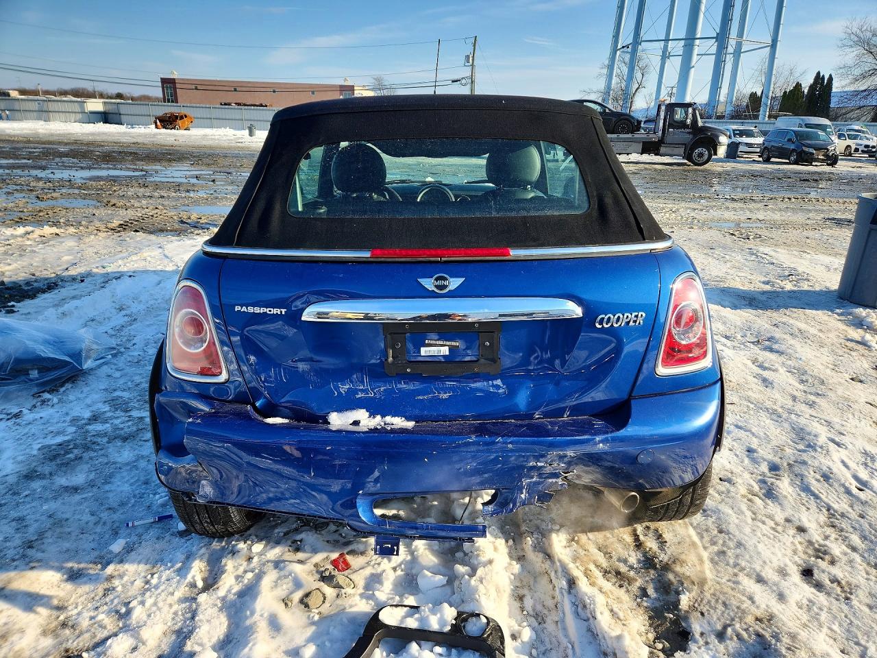 2015 Mini Cooper Синий vin: WMWZN3C54FT862594