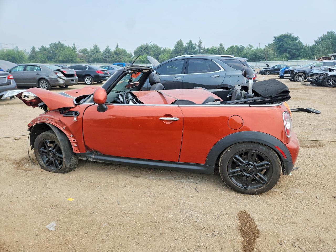 2013 Mini Cooper Orange vin: WMWZN3C55DT568196