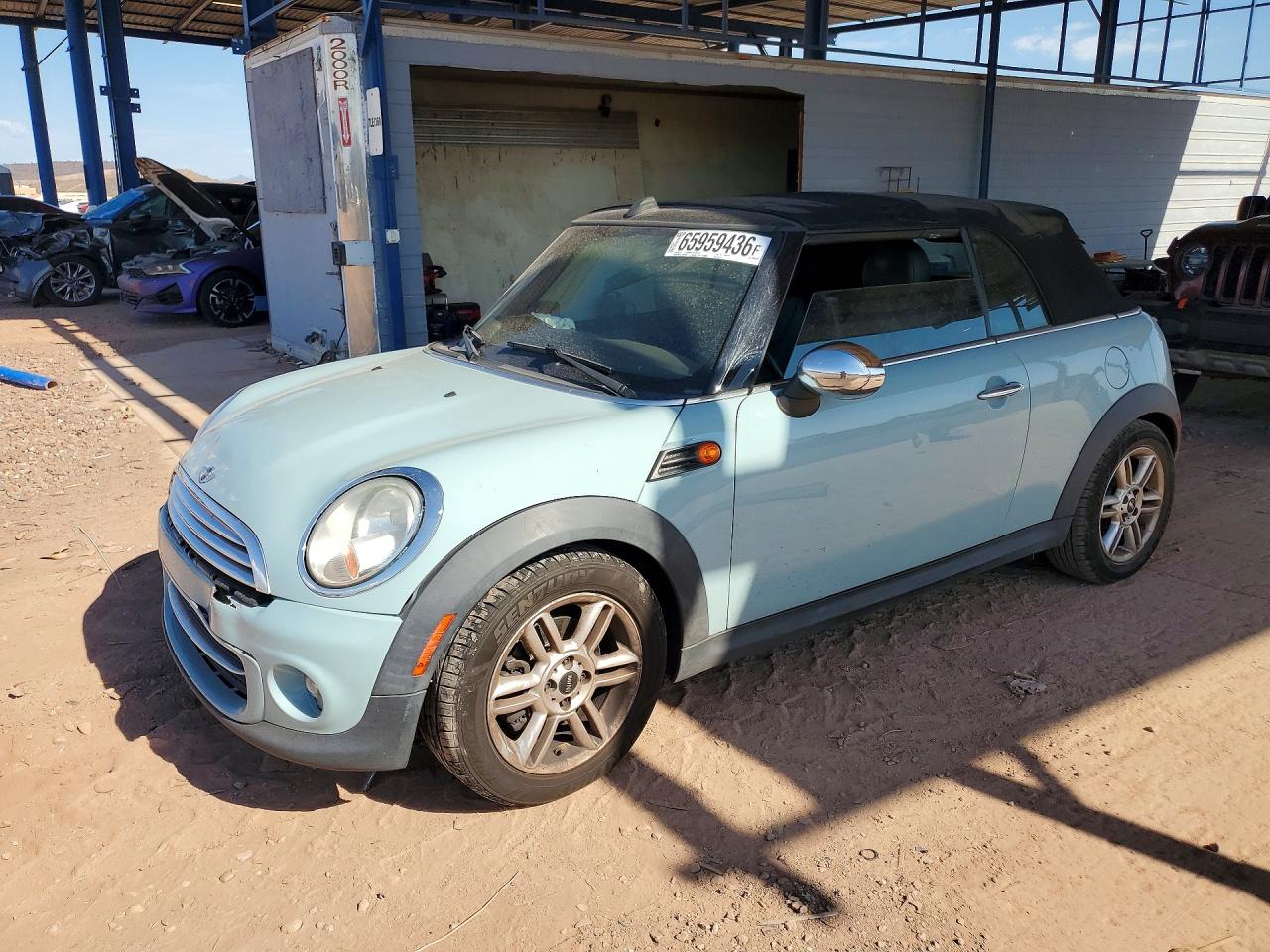 2011 Mini Cooper Blue vin: WMWZN3C56BT133734