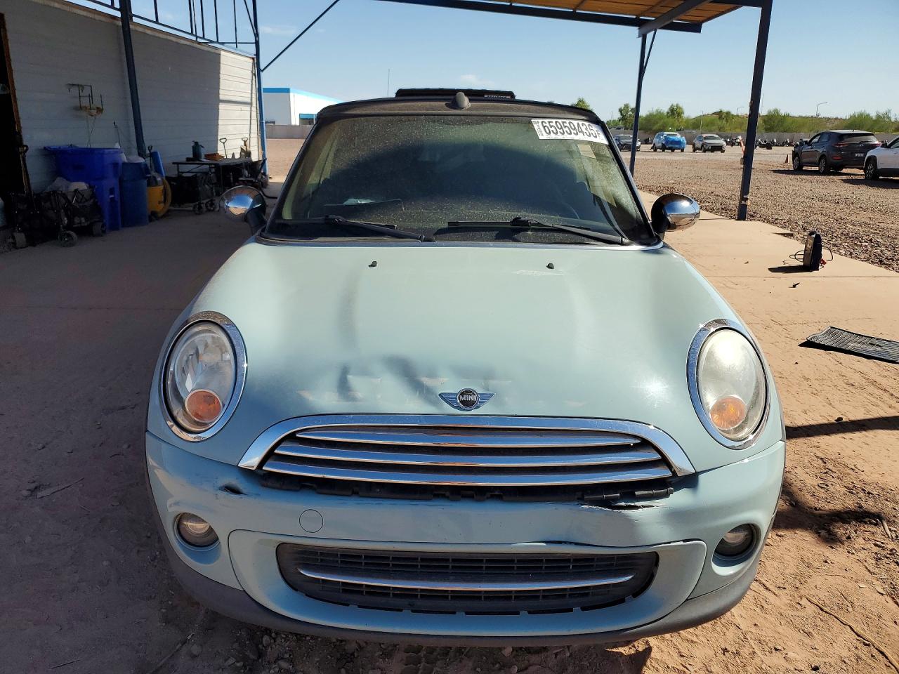 2011 Mini Cooper Blue vin: WMWZN3C56BT133734