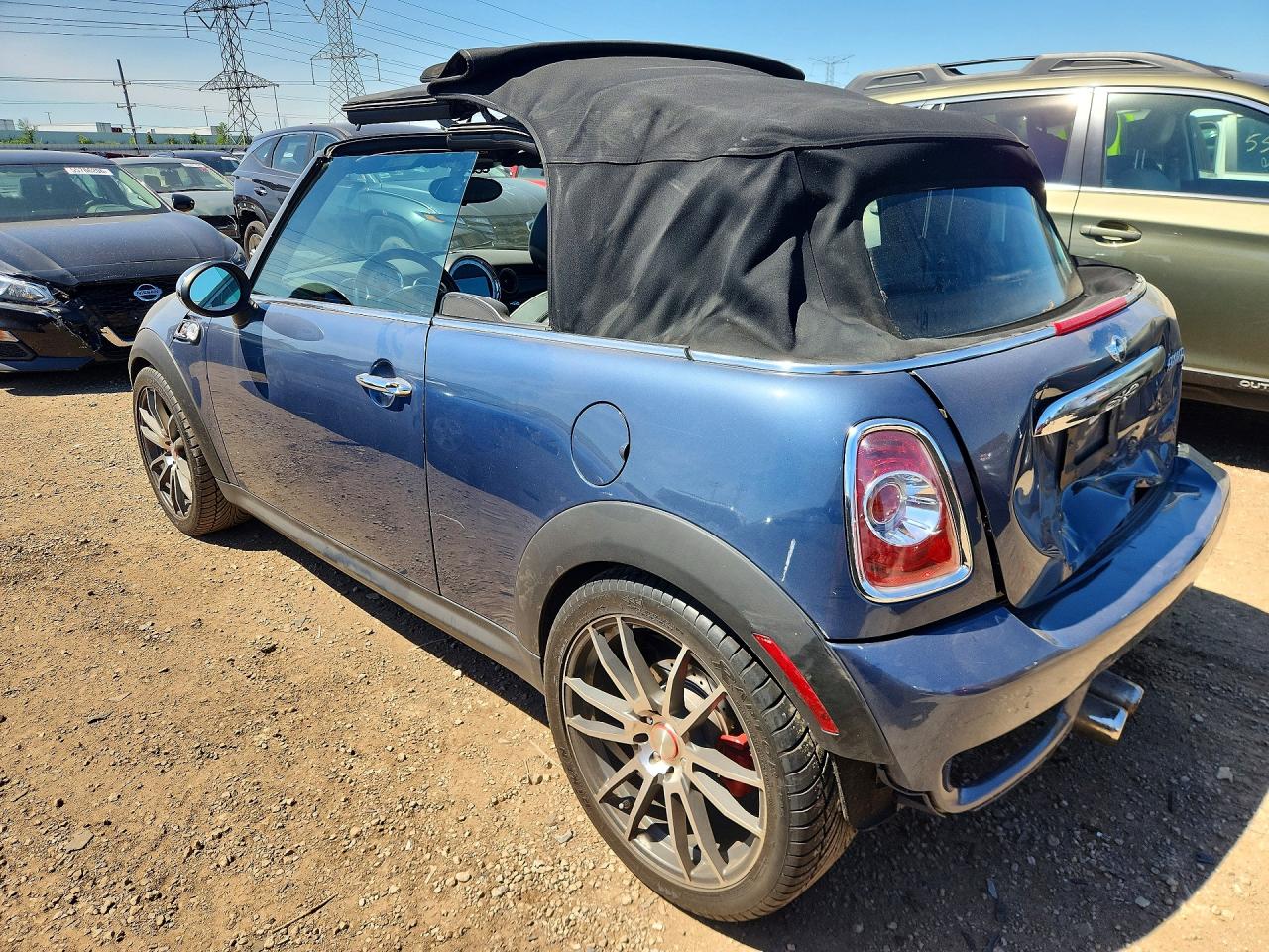 2011 Mini Cooper S Blue vin: WMWZP3C50BTX83055