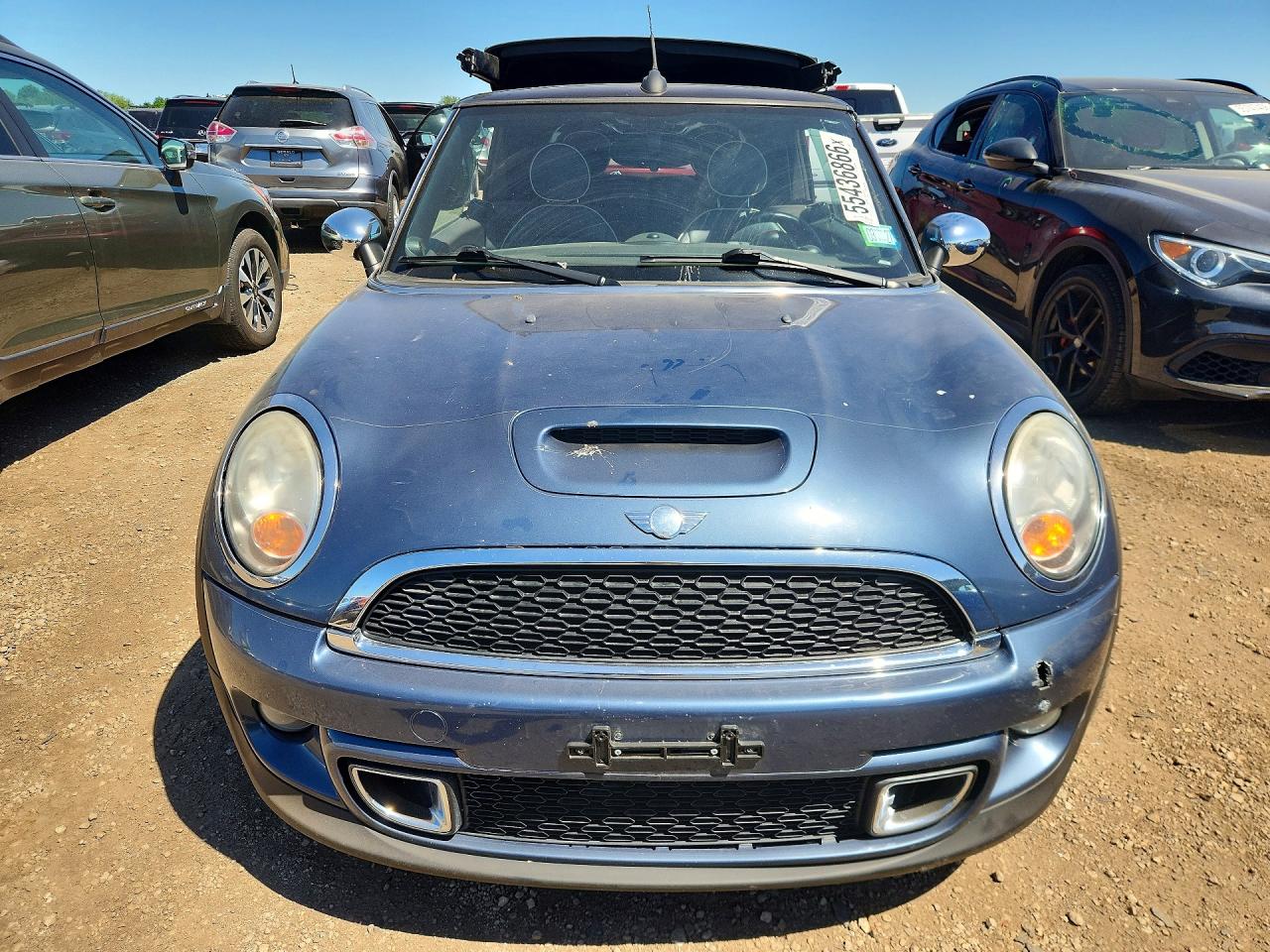 2011 Mini Cooper S Blue vin: WMWZP3C50BTX83055