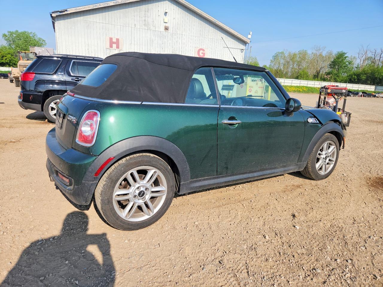 2012 Mini Cooper S Green vin: WMWZP3C50CT296598