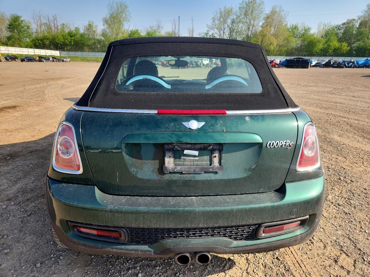2012 Mini Cooper S Green vin: WMWZP3C50CT296598