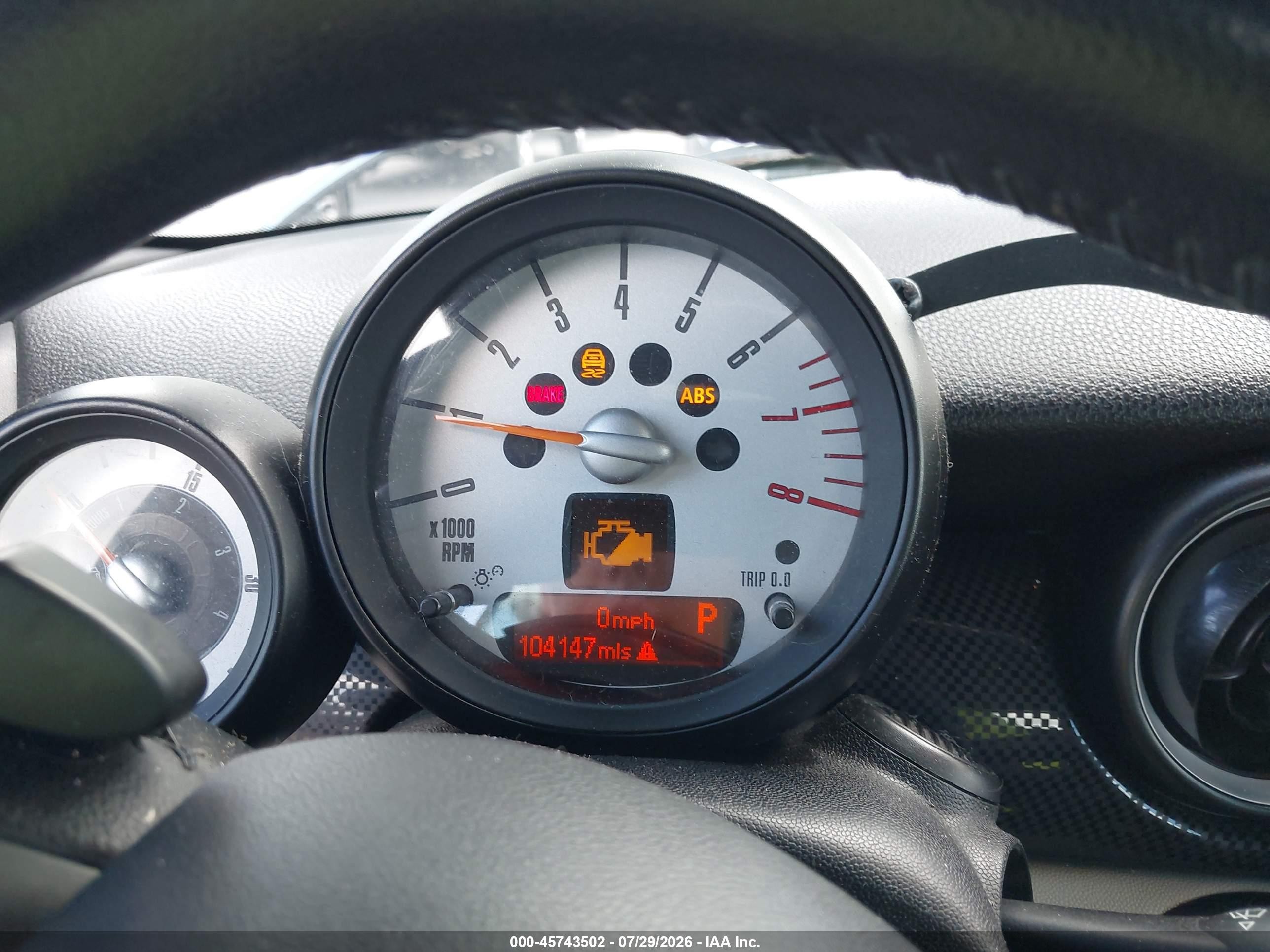 2012 Mini Cooper S   Белый vin: WMWZP3C51CT250357