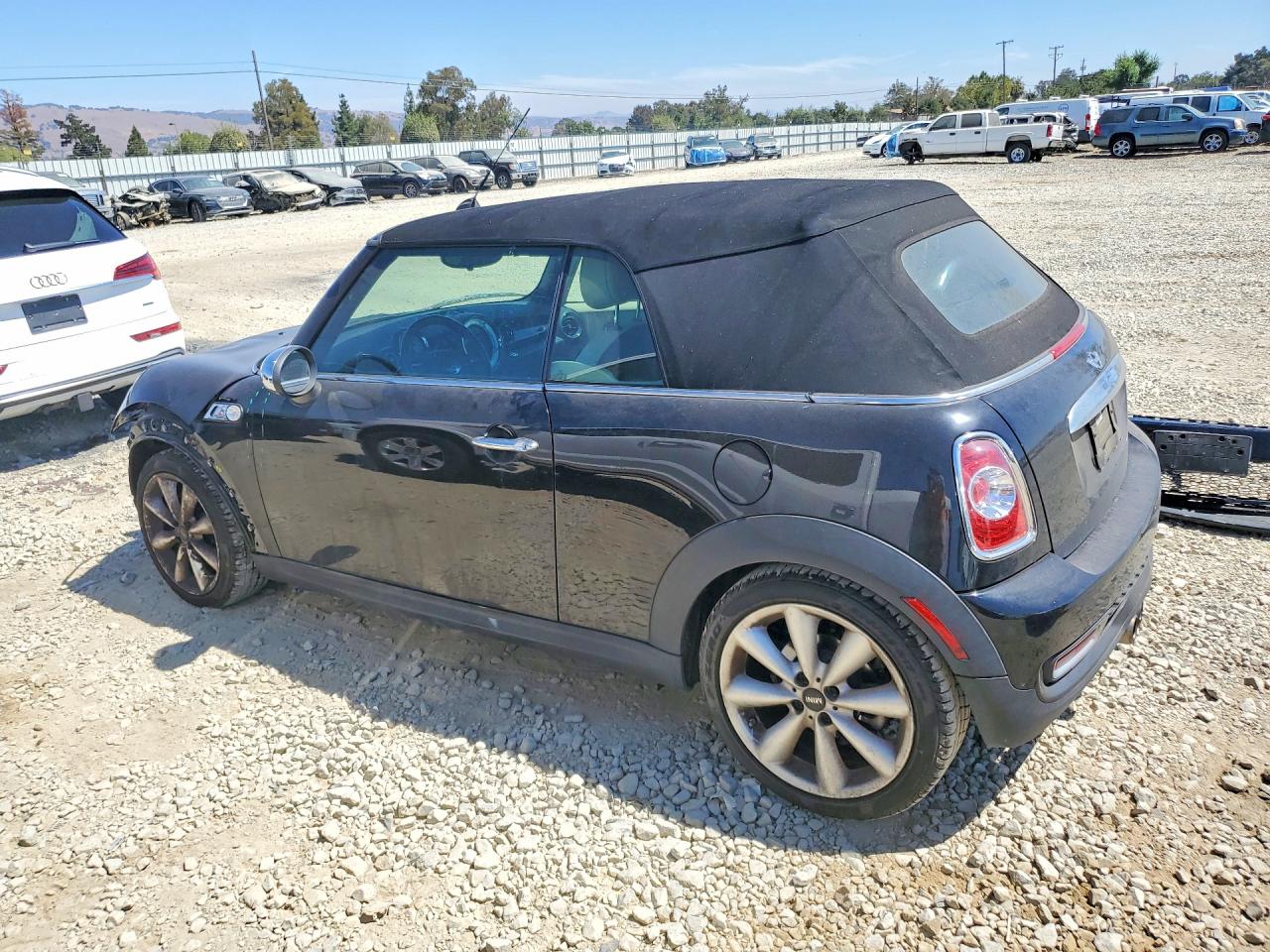2011 Mini Cooper S Black vin: WMWZP3C52BTX83297