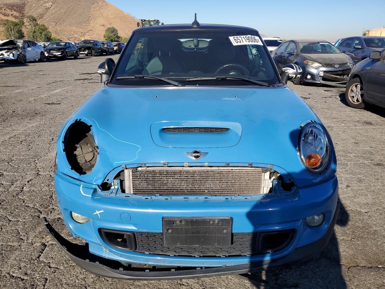 2013 Mini Cooper S Синий vin: WMWZP3C52DT705668
