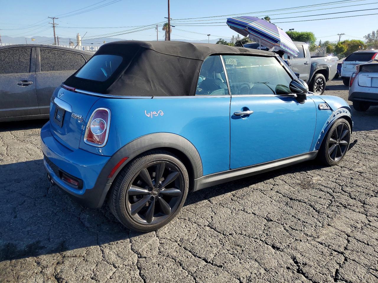 2013 Mini Cooper S Синий vin: WMWZP3C52DT705668