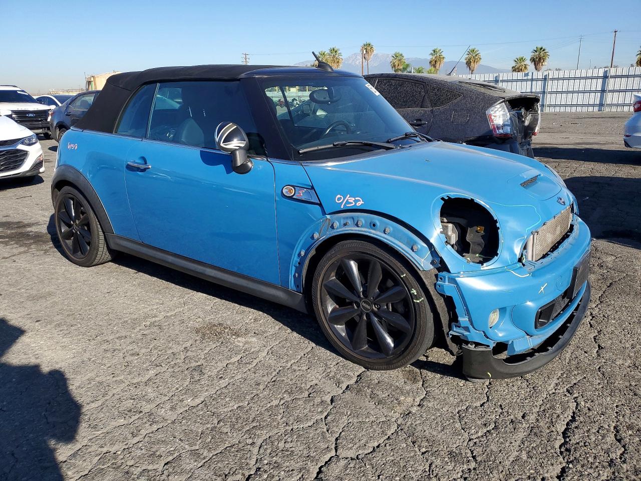 2013 Mini Cooper S Синий vin: WMWZP3C52DT705668