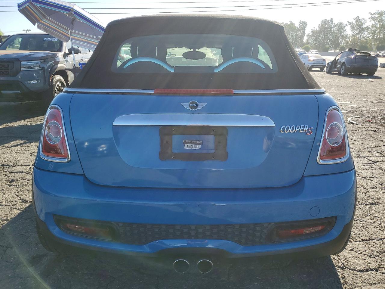 2013 Mini Cooper S Синий vin: WMWZP3C52DT705668