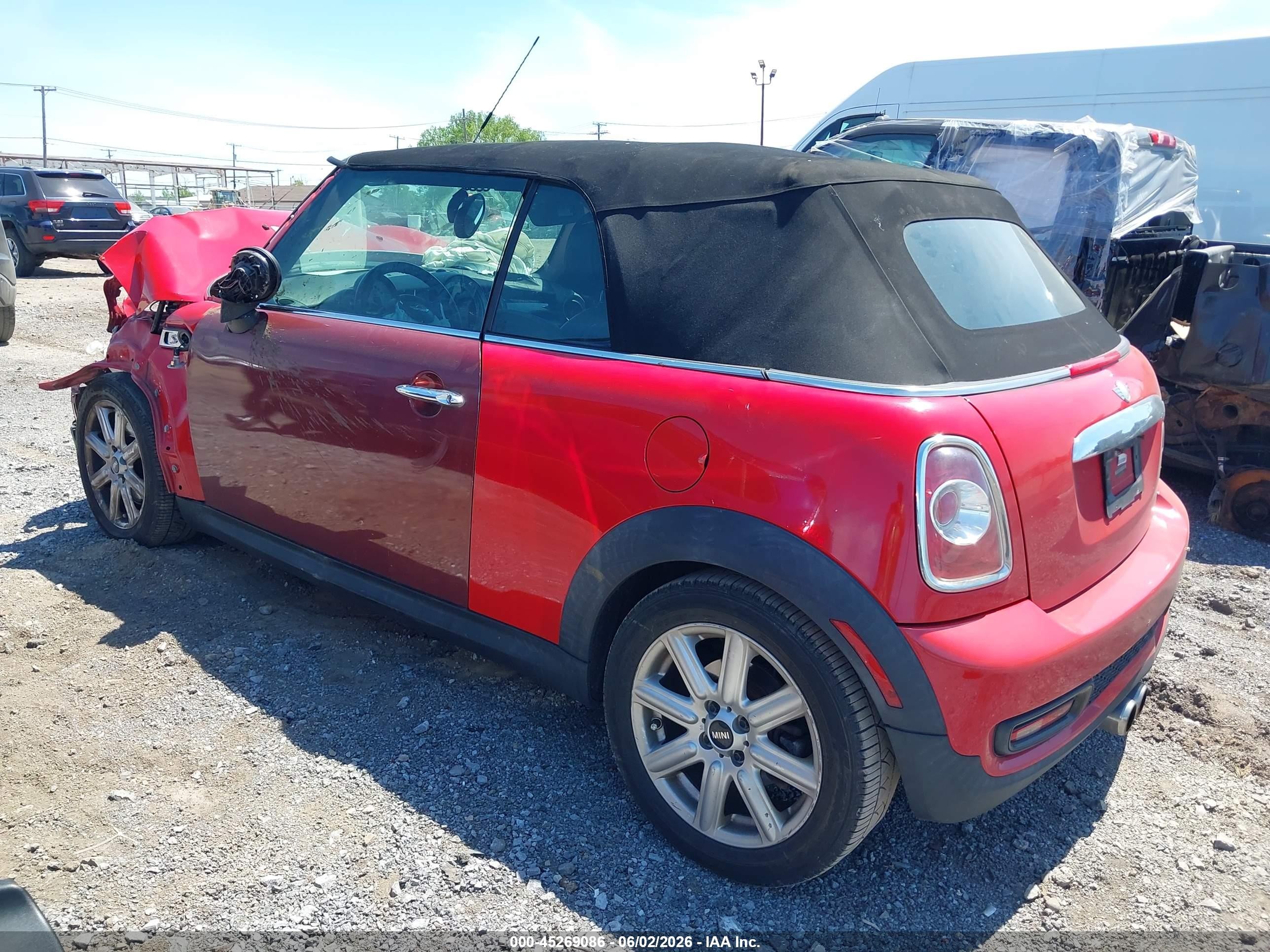 2014 Mini Convertible Cooper S Красный vin: WMWZP3C53ET707429