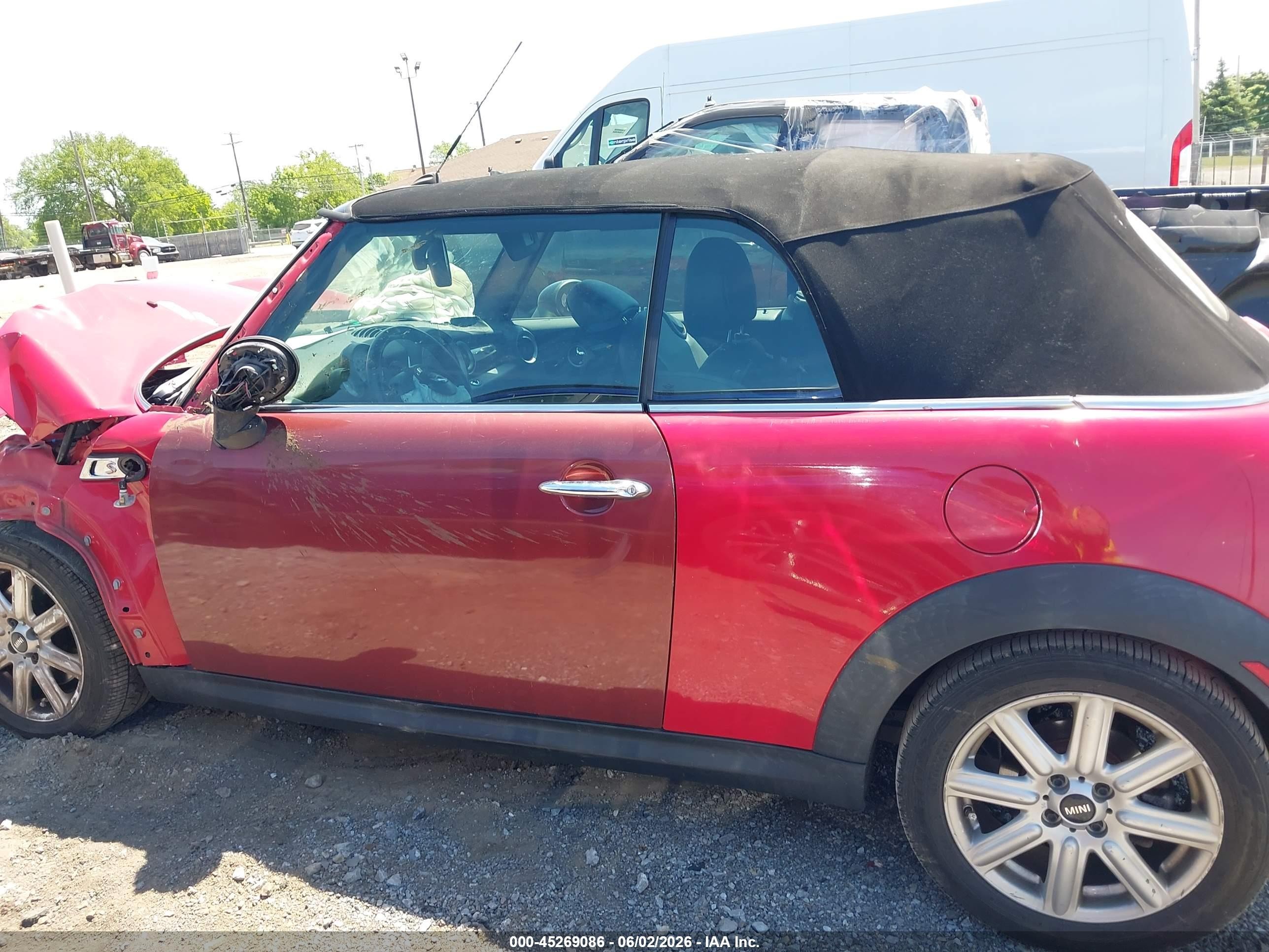 2014 Mini Convertible Cooper S Красный vin: WMWZP3C53ET707429