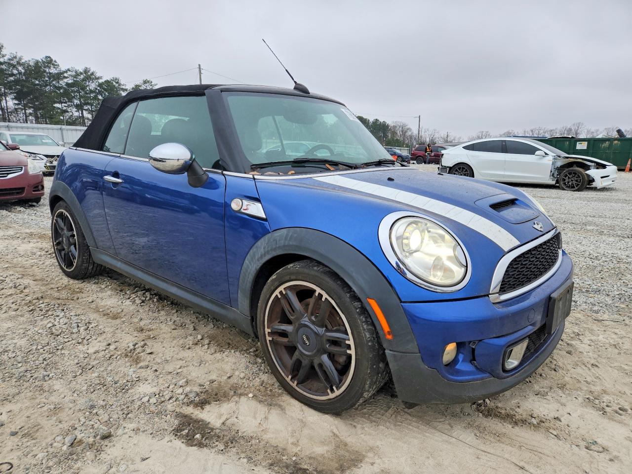 2014 Mini Cooper S Синий vin: WMWZP3C53ET707723