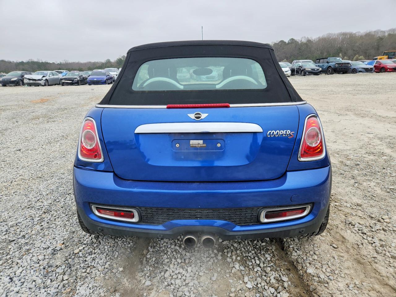 2014 Mini Cooper S Синий vin: WMWZP3C53ET707723