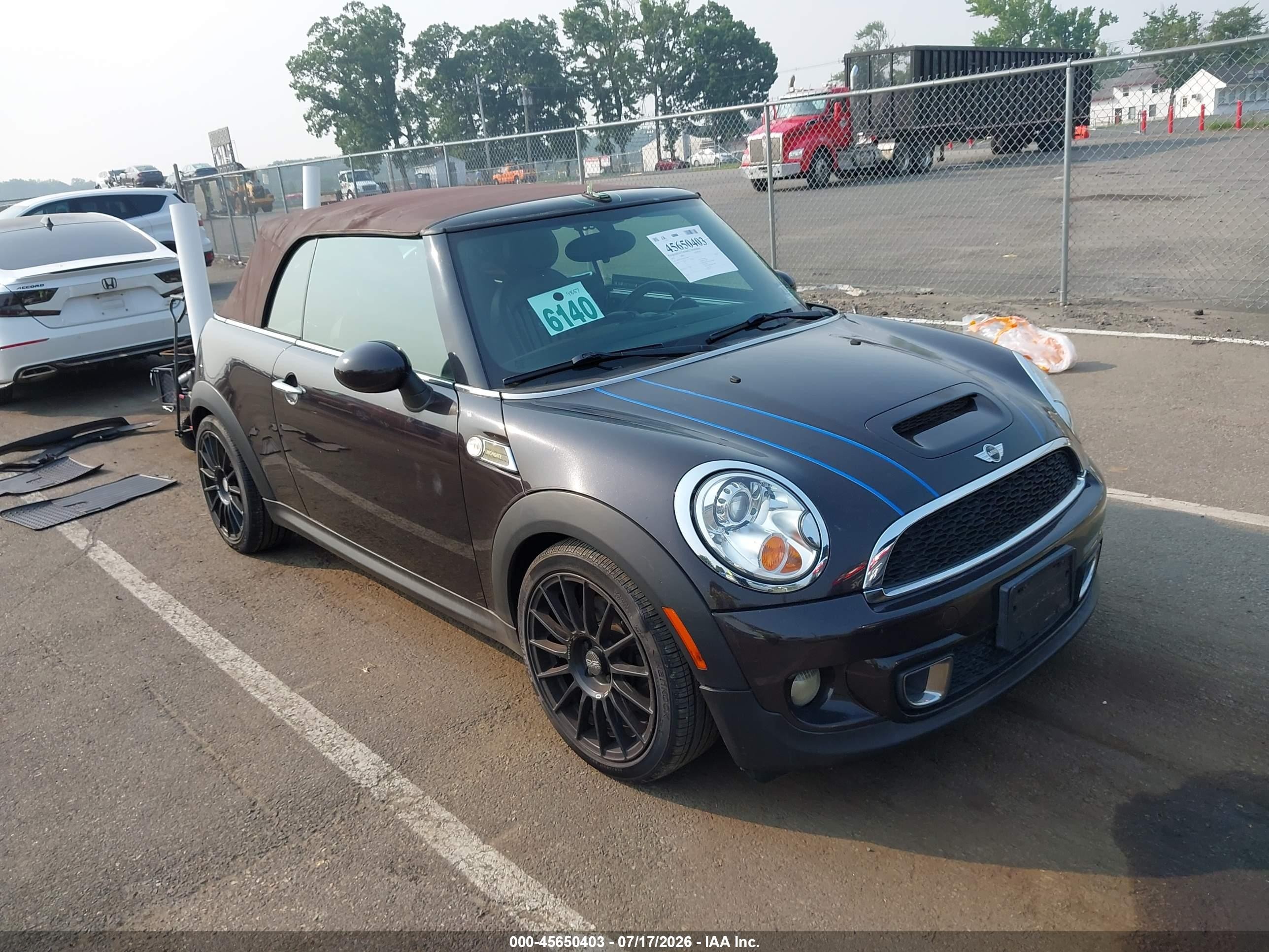 2012 Mini Cooper S   Brown vin: WMWZP3C54CT549857