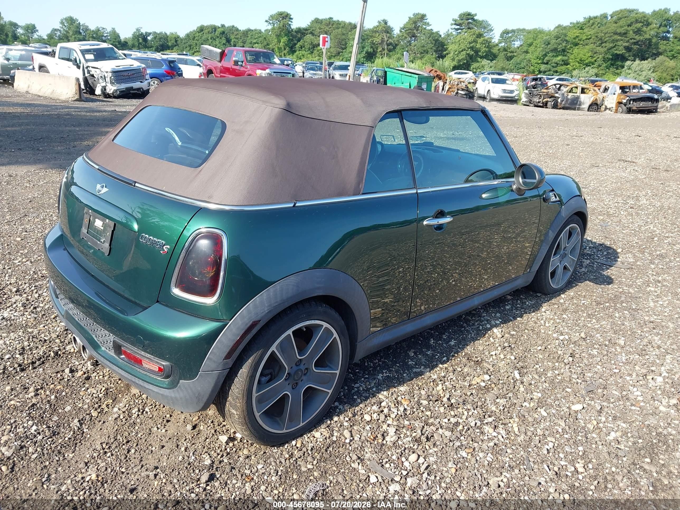 2012 Mini Cooper S   Green vin: WMWZP3C55CT296208