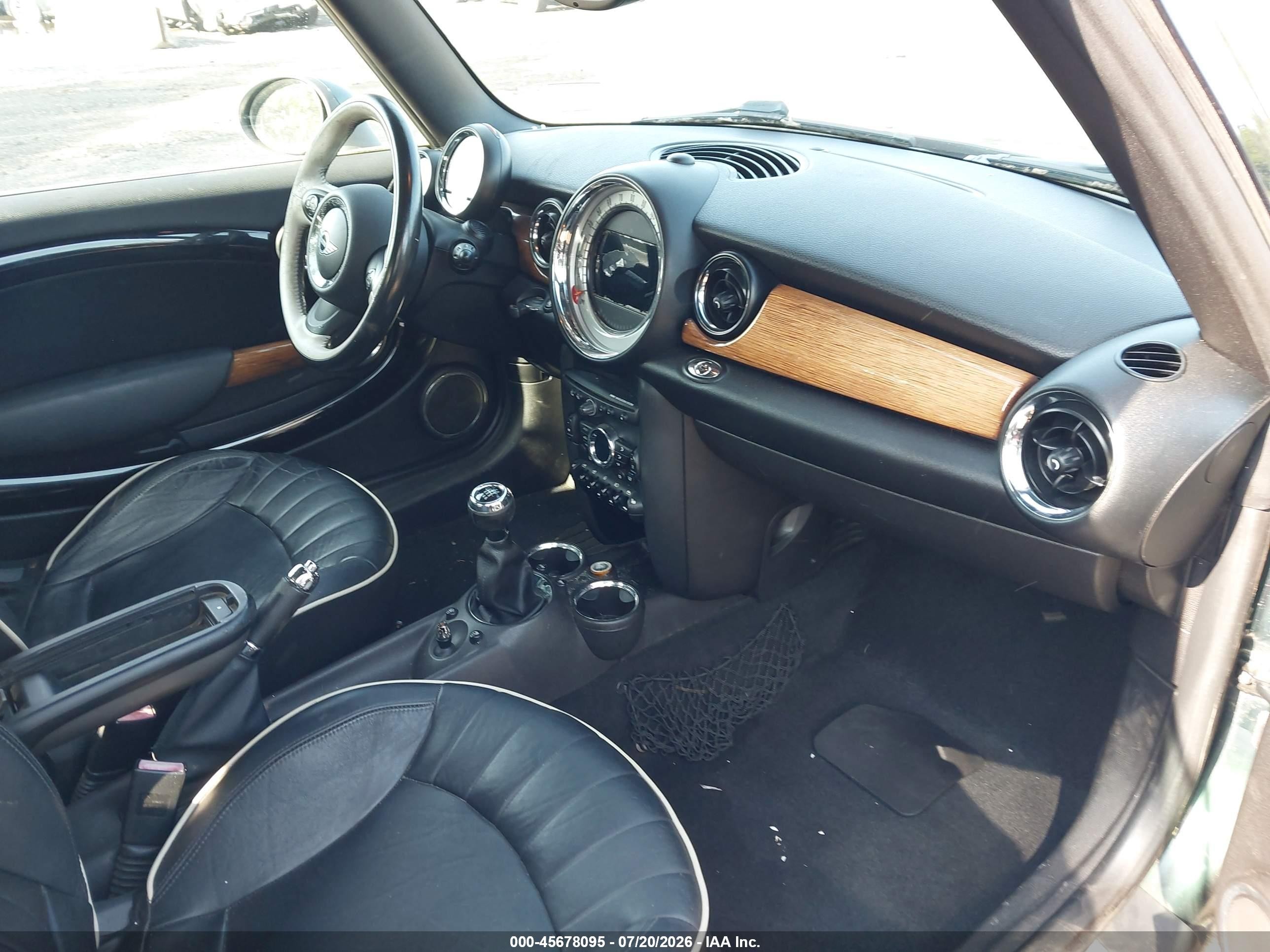 2012 Mini Cooper S   Green vin: WMWZP3C55CT296208