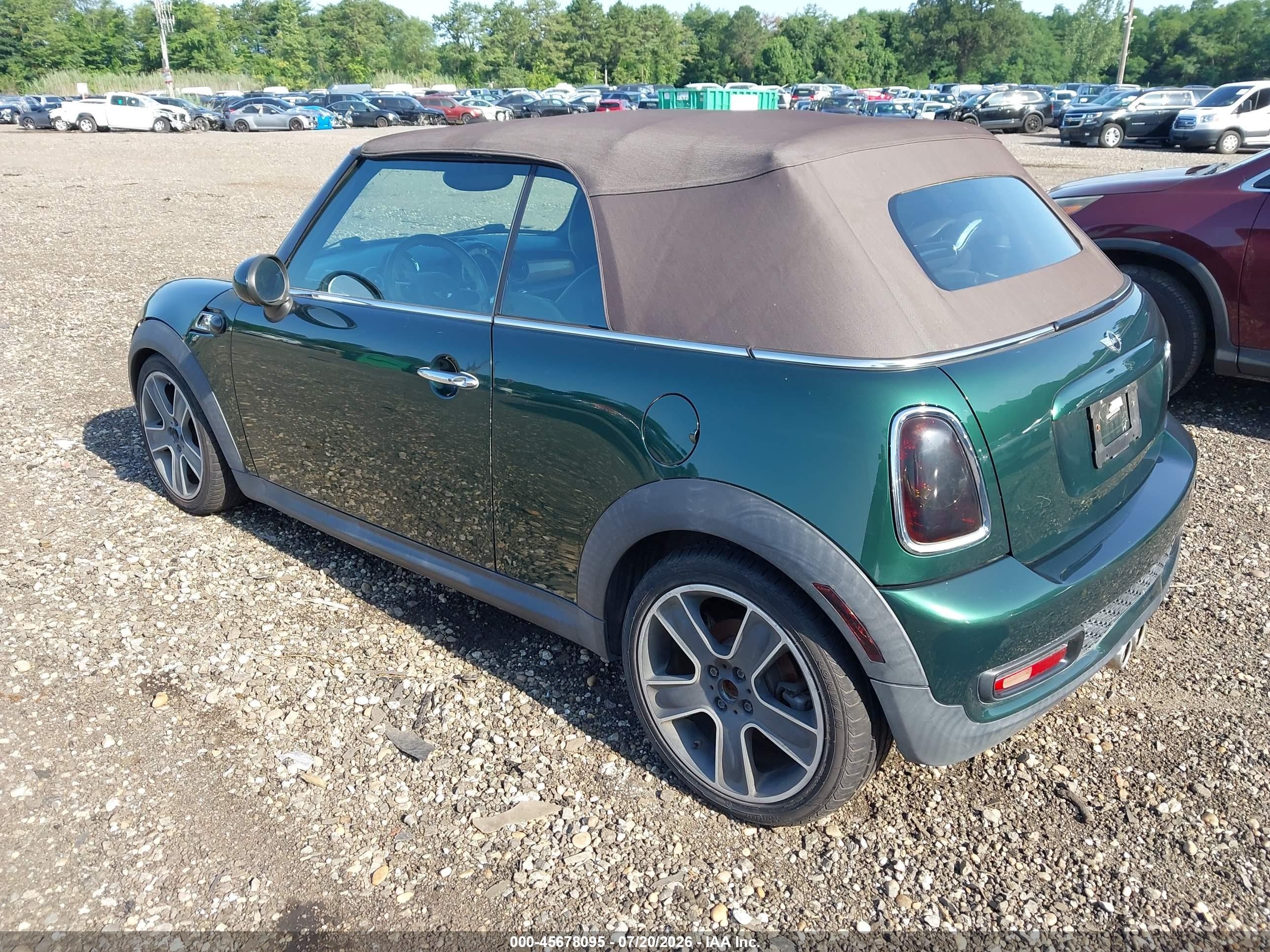 2012 Mini Cooper S   Green vin: WMWZP3C55CT296208