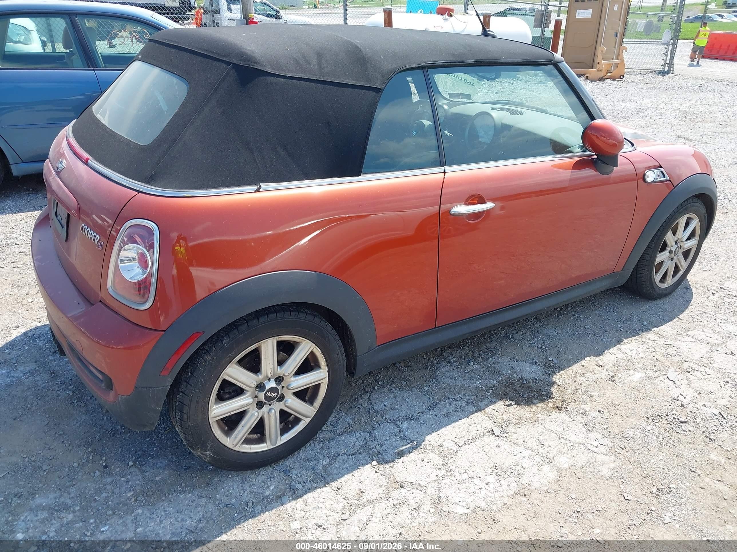 2013 Mini Convertible Cooper S Orange vin: WMWZP3C55DT297828
