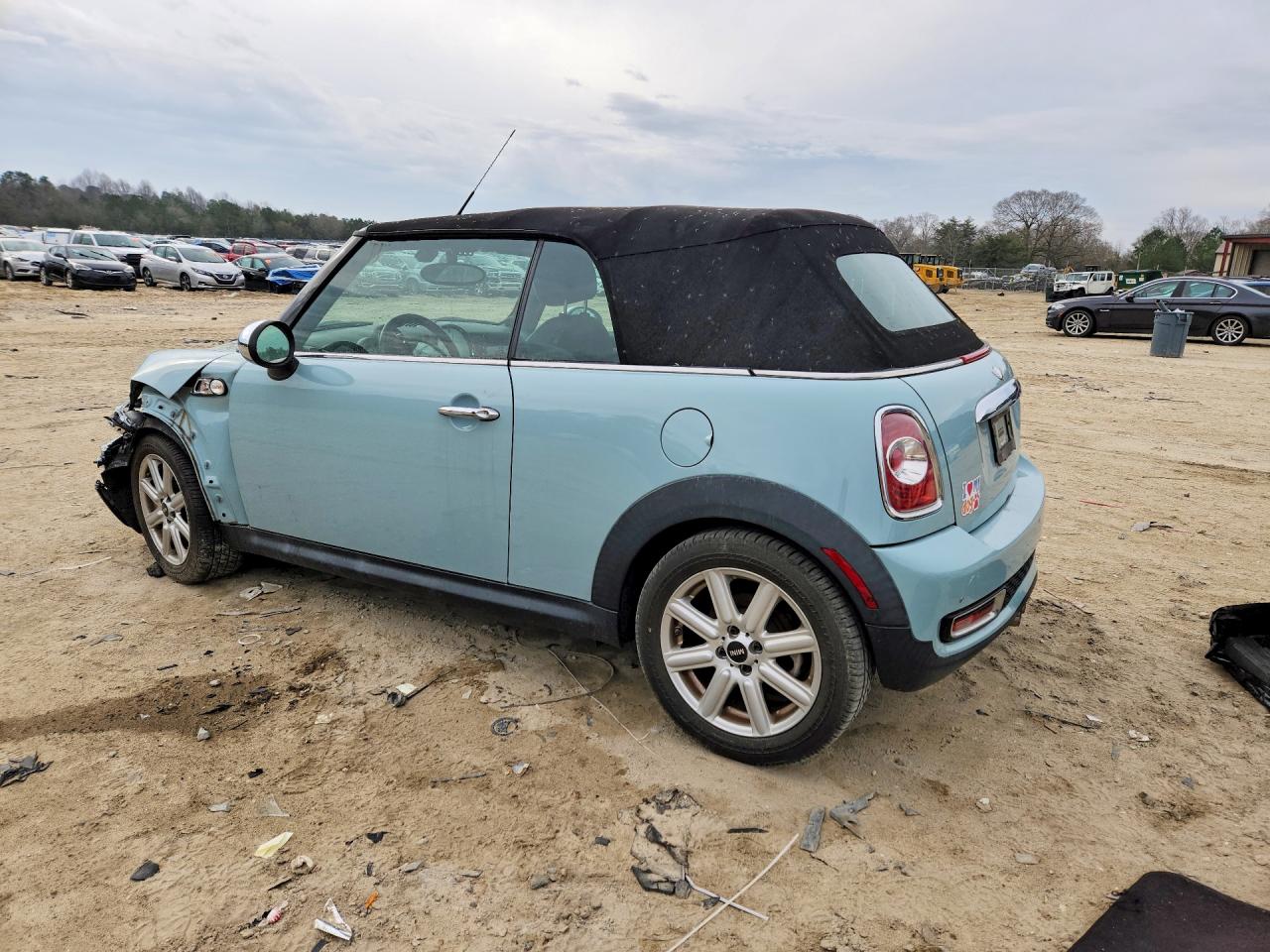 2011 Mini Cooper S Blue vin: WMWZP3C56BT249252